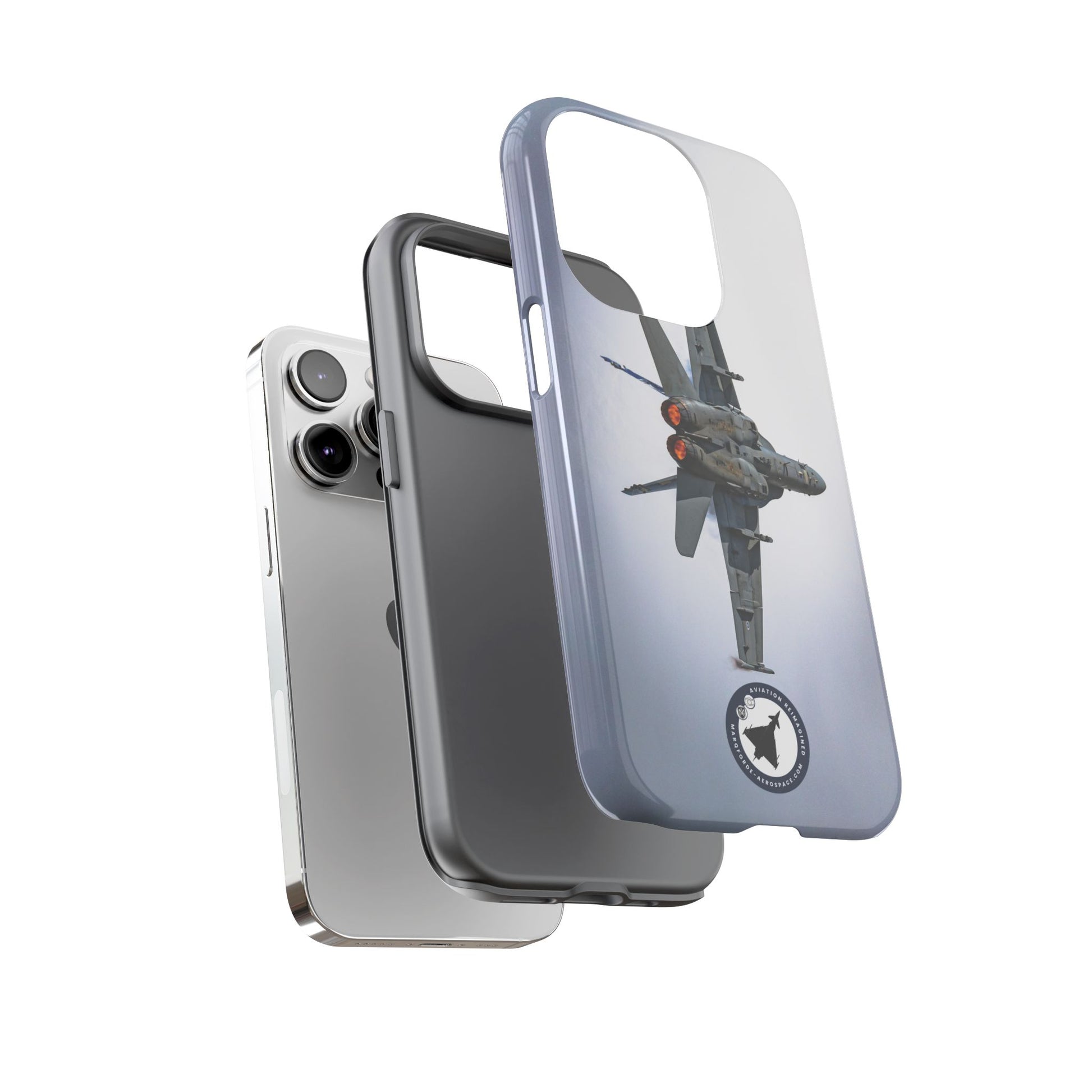 Fighter Jet Cockpit View – Military-Style iPhone Tough Case