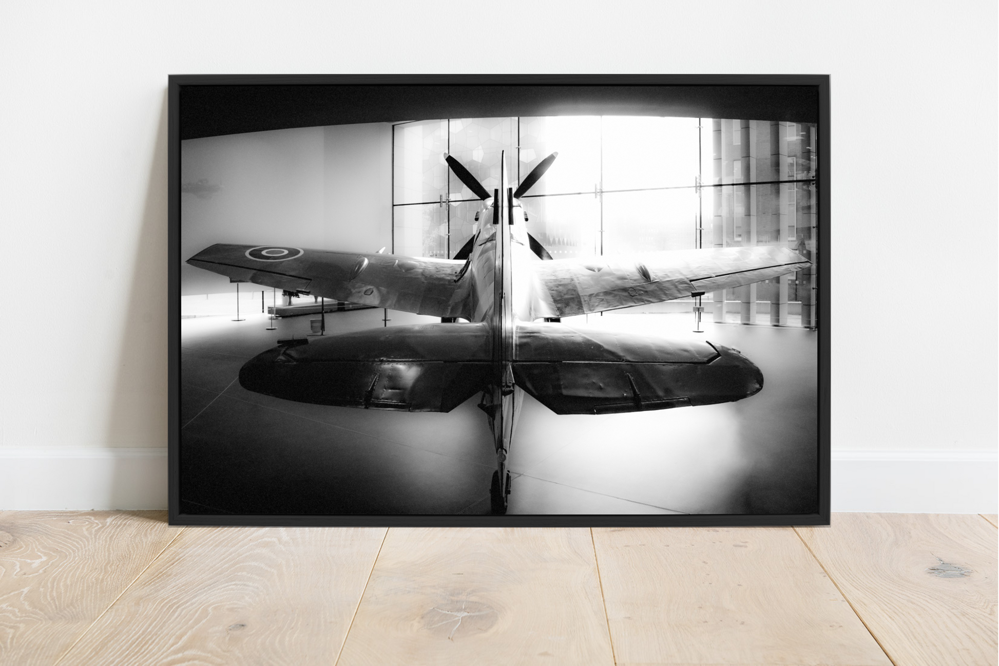 Close-Up of Supermarine Spitfire Metallic Print – High-Quality Detail