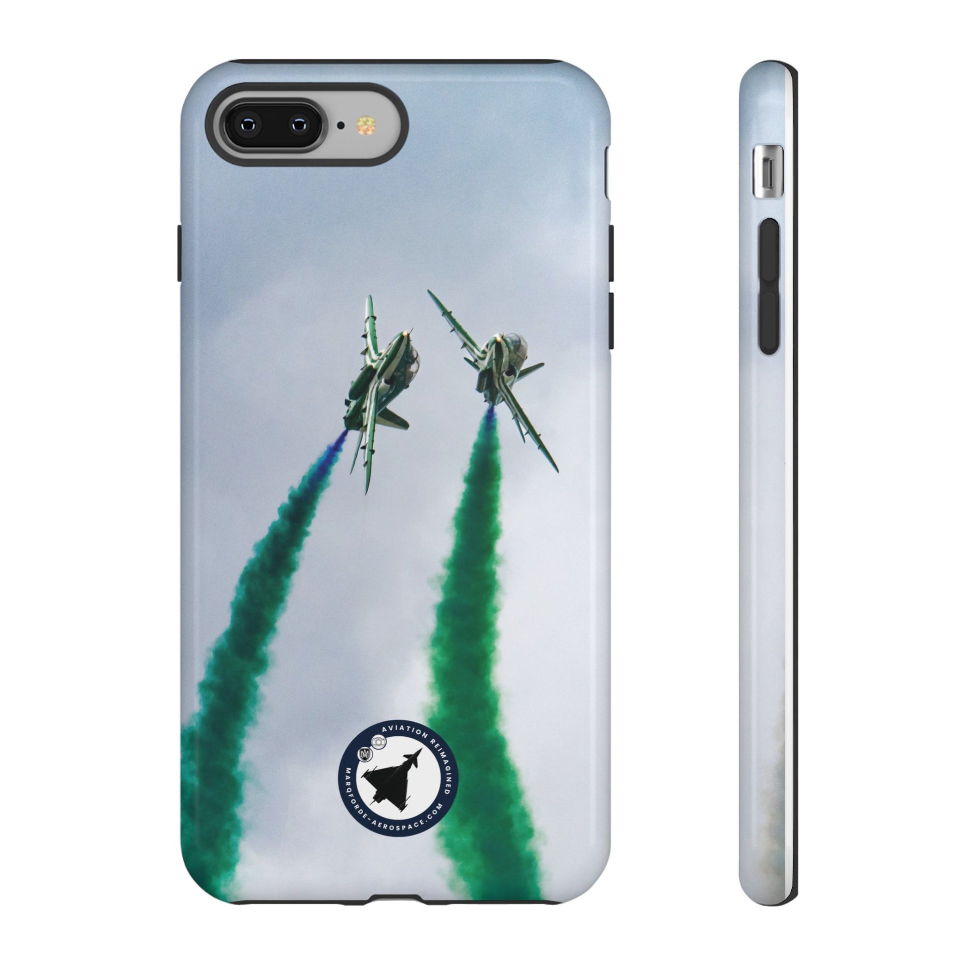Protective iPhone Case Featuring Royal Saudi Hawks Aerobatic Team