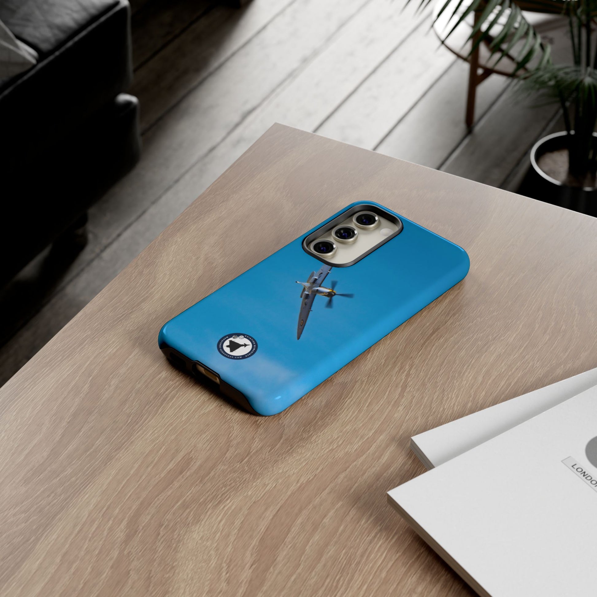 Supermarine Spitfire Climbing After Takeoff – Printed on Samsung Tough Case