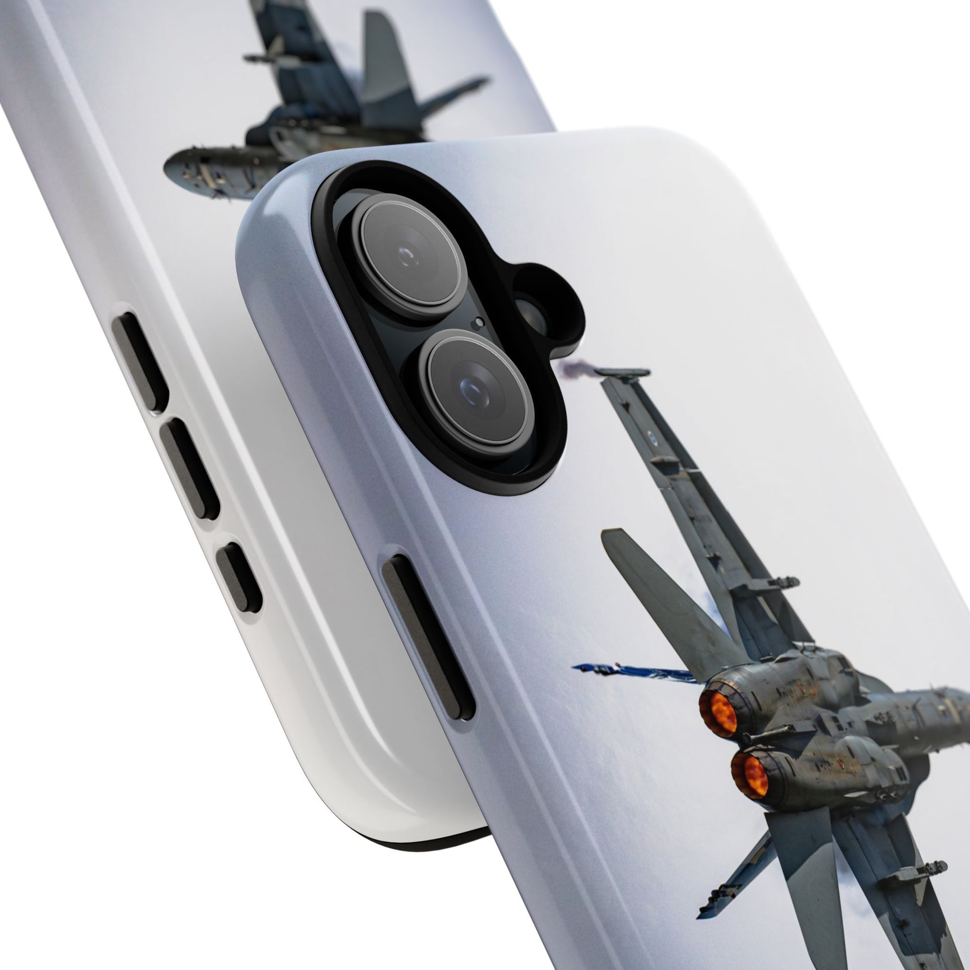 Fighter Jet High-G Turn – Finnish F-18 Hornet iPhone Tough Case