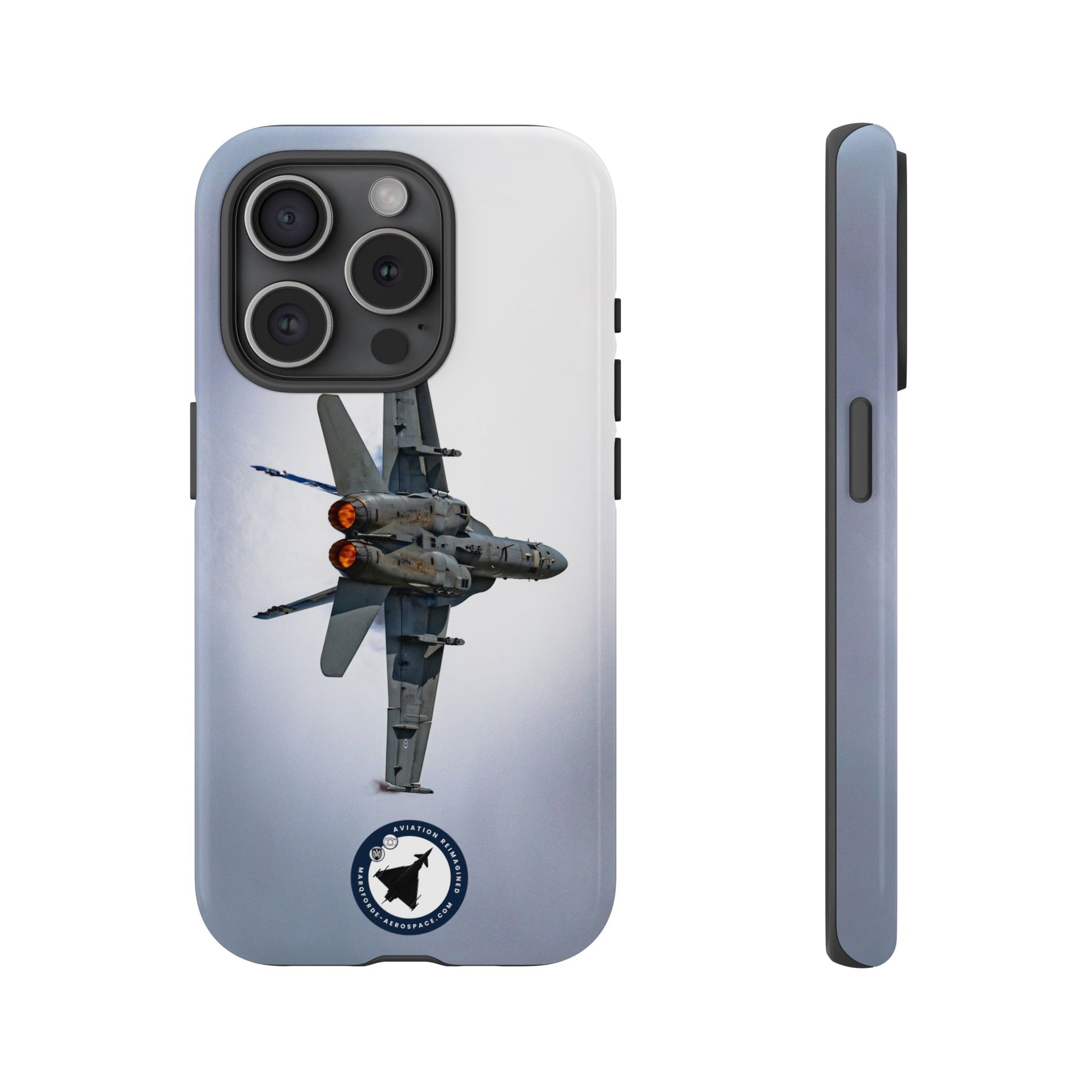 Shockproof iPhone Phone Case – Featuring Finnish F-18 Hornet Fighter Jet