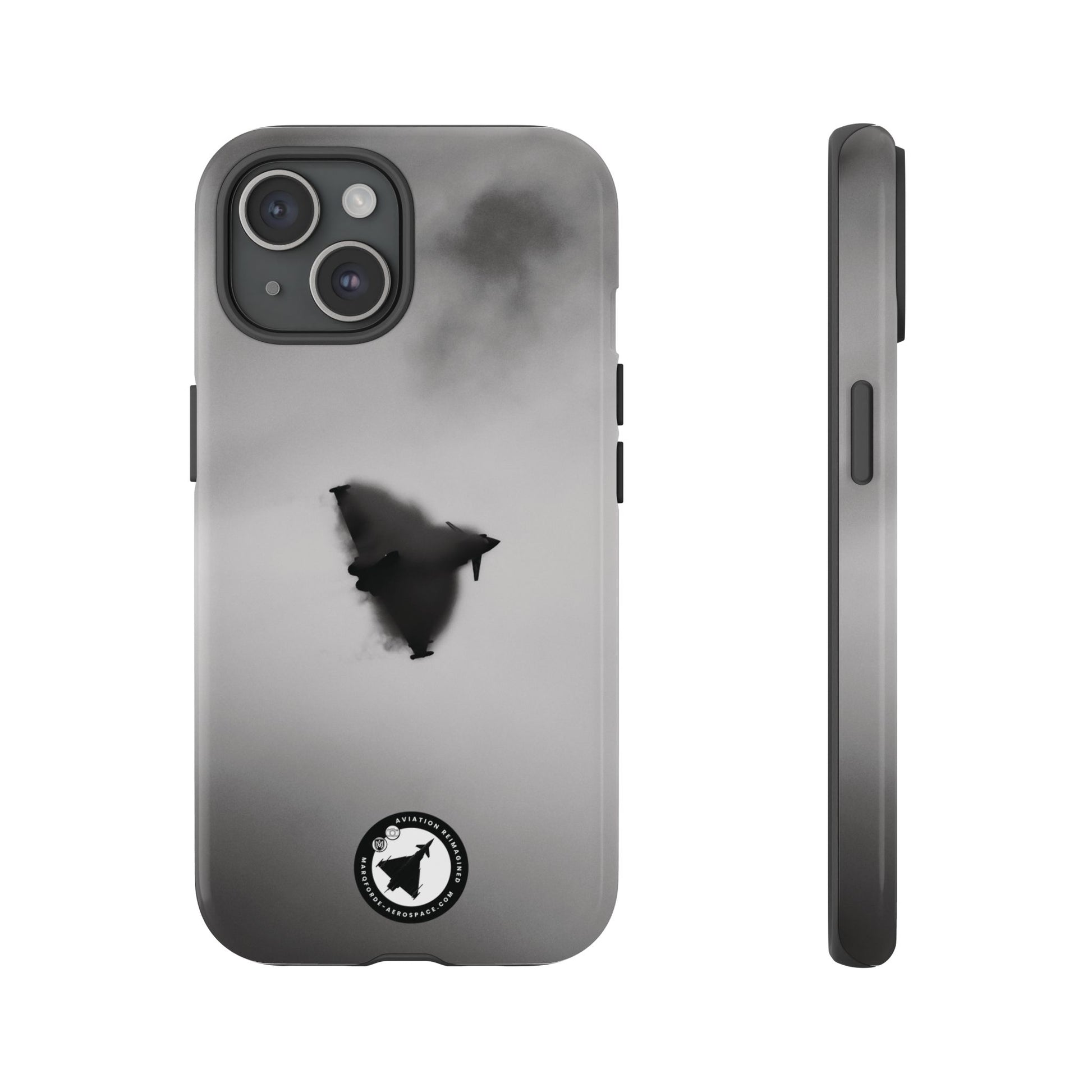 Durable iPhone Case Featuring Eurofighter Typhoon Fighter Jet