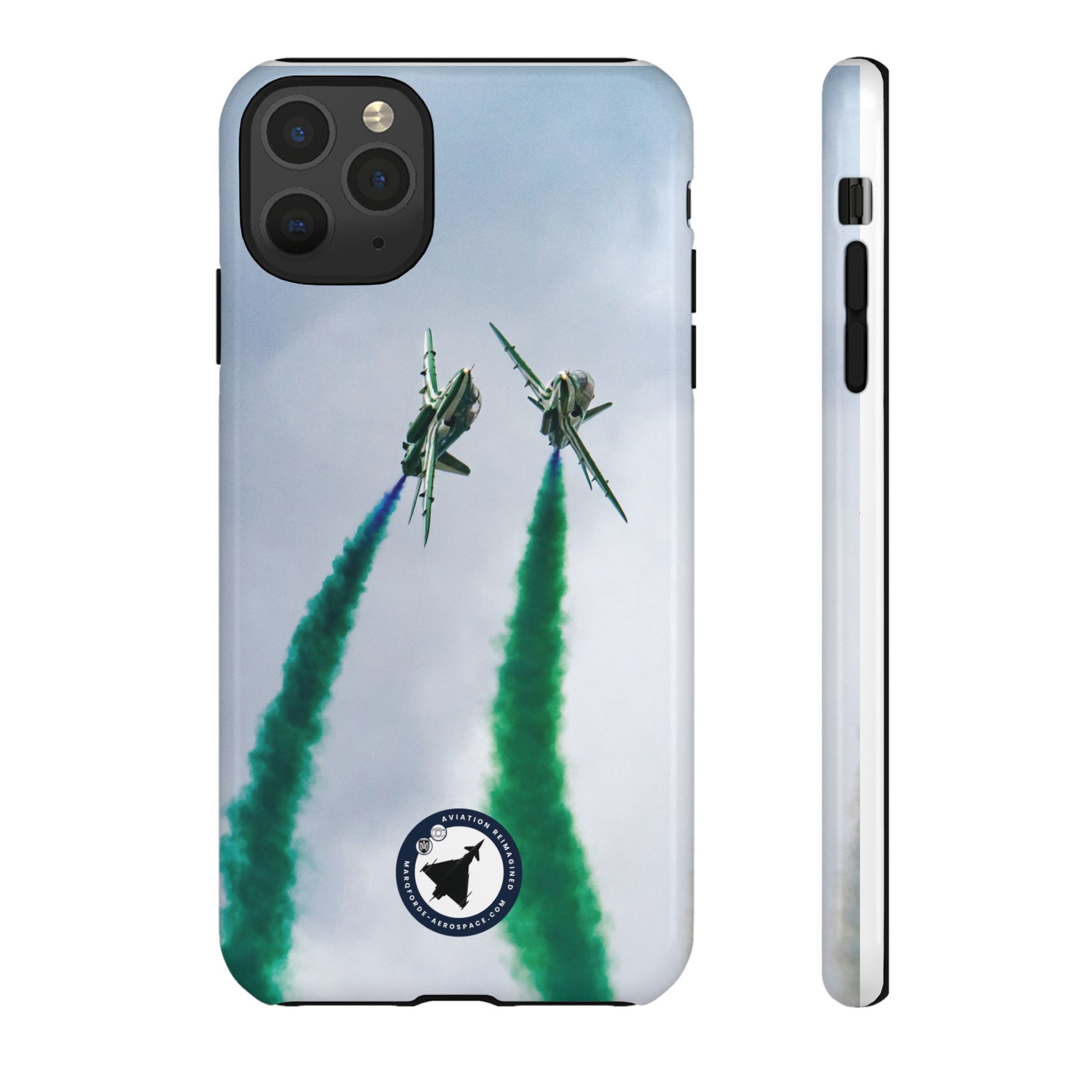 Premium Aviation iPhone Case Featuring Saudi Hawks Jets