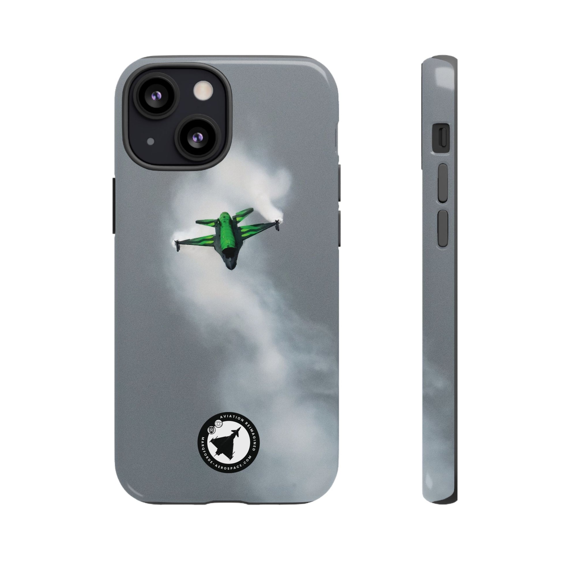 Premium Aviation iPhone Case with F-16 Viper Fighter Jet