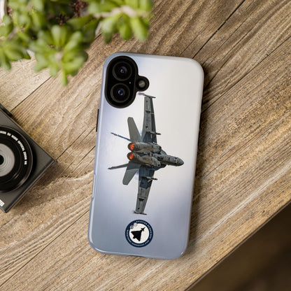Military Aircraft Carrier Launch – Finnish F-18 Hornet iPhone Case