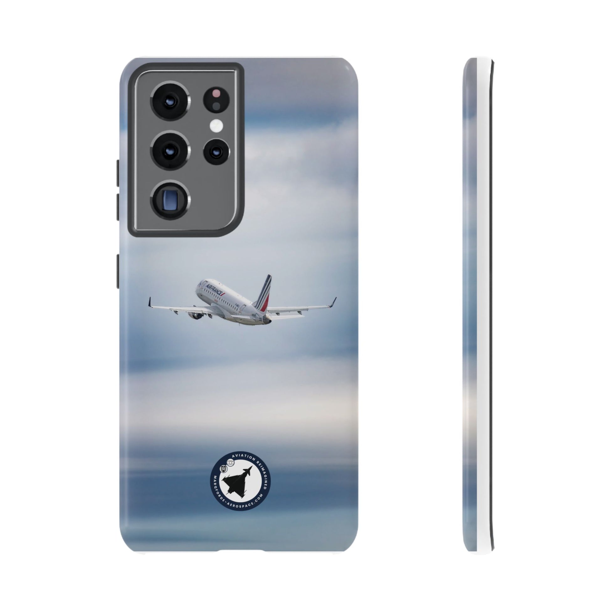 Side Angle of Air France Samsung Case – Sleek & Strong