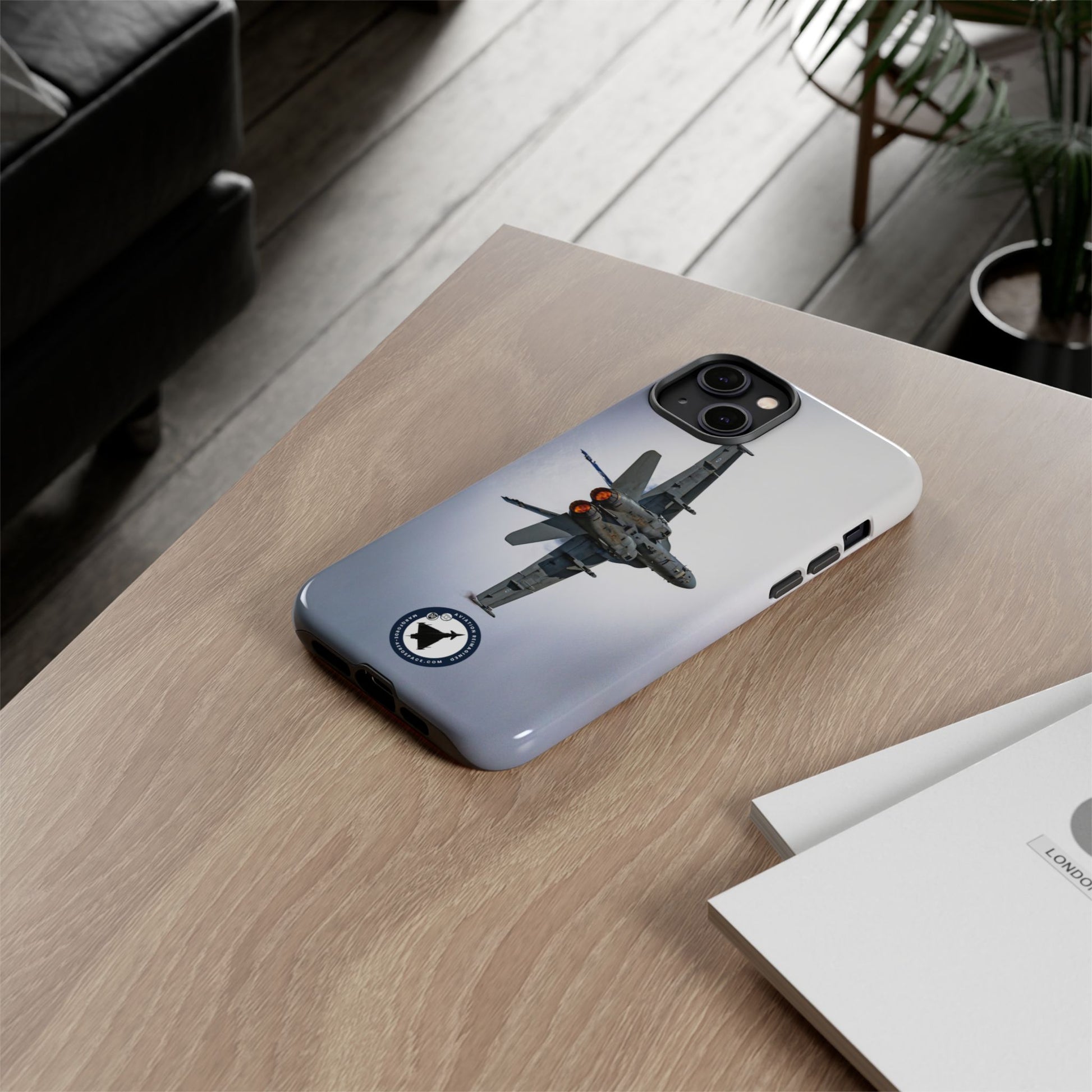 F-18 Hornet Dogfight Scene – Sleek iPhone Tough Case Print