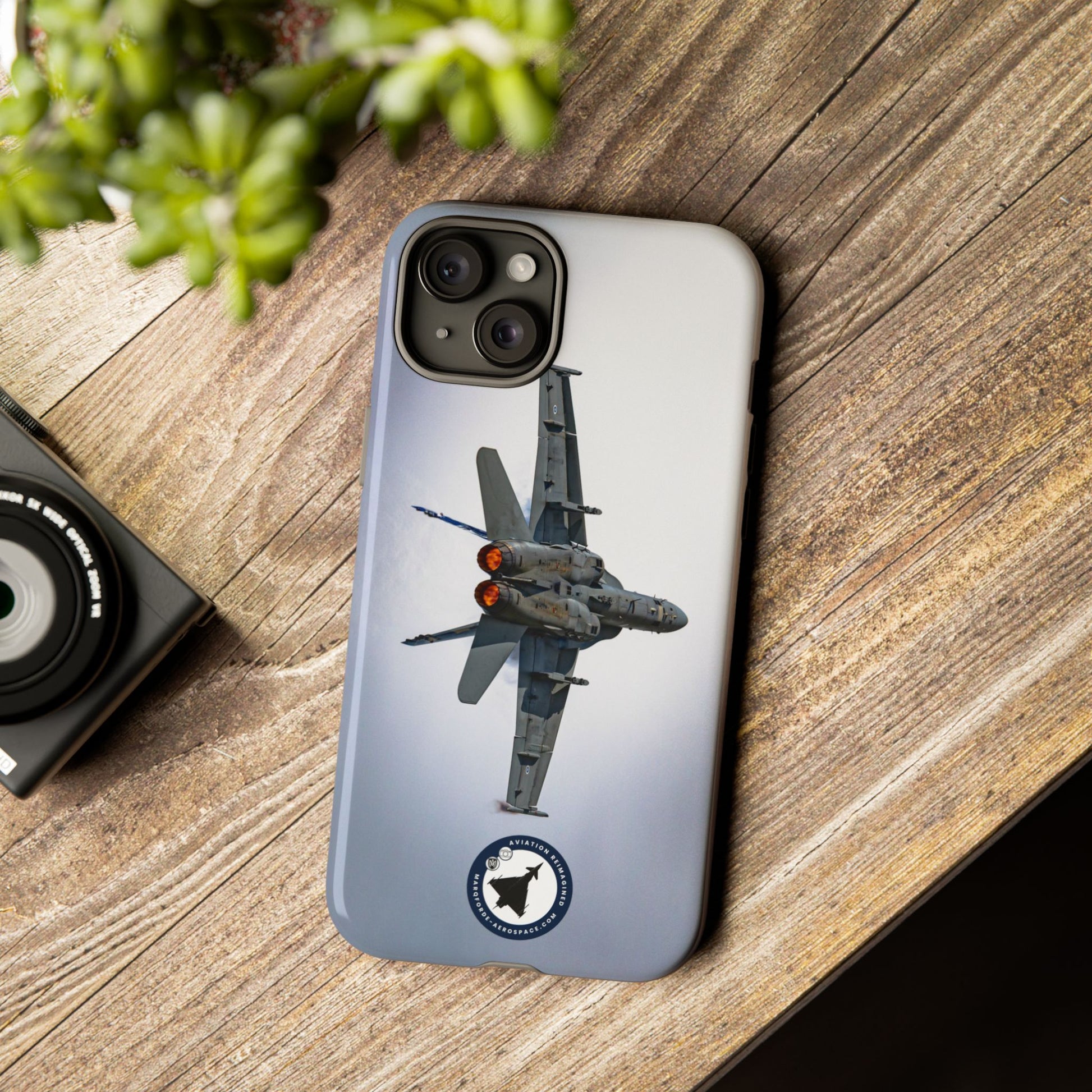 Finnish F-18 Hornet in Tactical Combat Mode – iPhone Tough Case