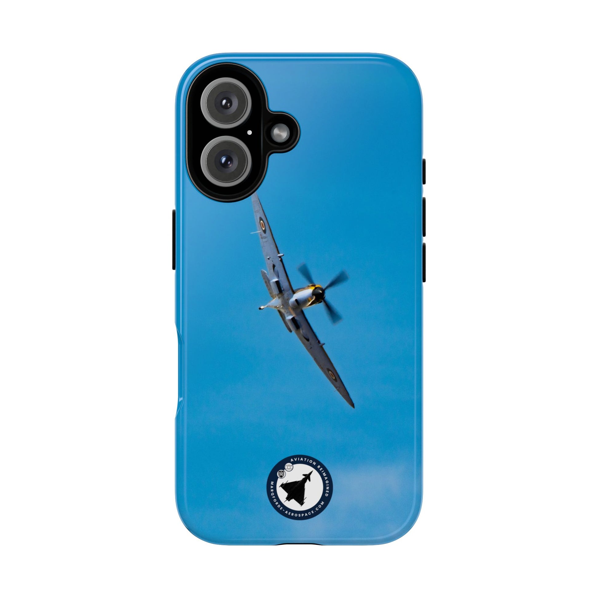 iPhone Tough Case with Unique RAF Supermarine Spitfire Art – Military Edition
