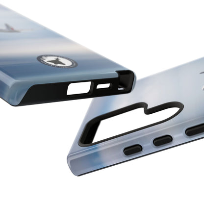 Close-Up Shot of Air France Aircraft on Samsung Tough Case