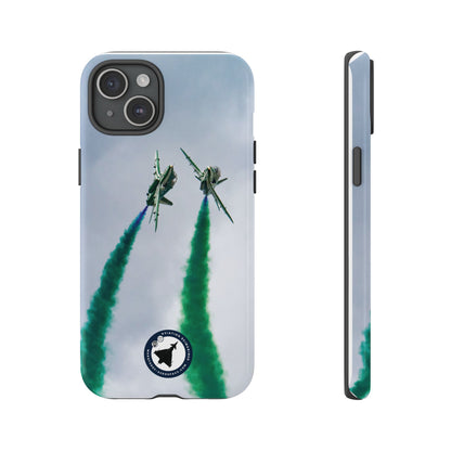 Aviation Art iPhone Case Featuring Saudi Hawks Team Performance