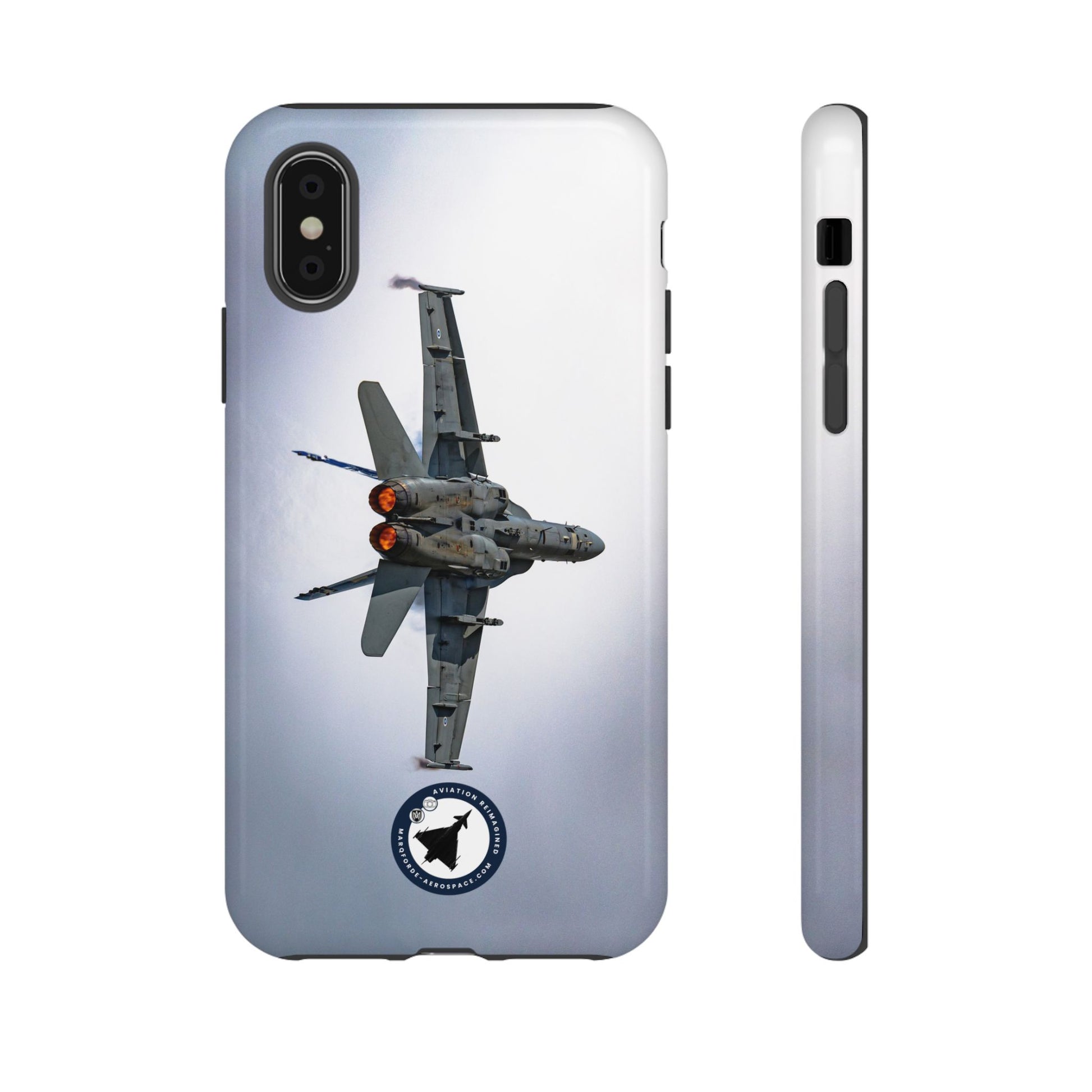 iPhone Tough Case Featuring Finnish F-18 Hornet – Military Aviation Design