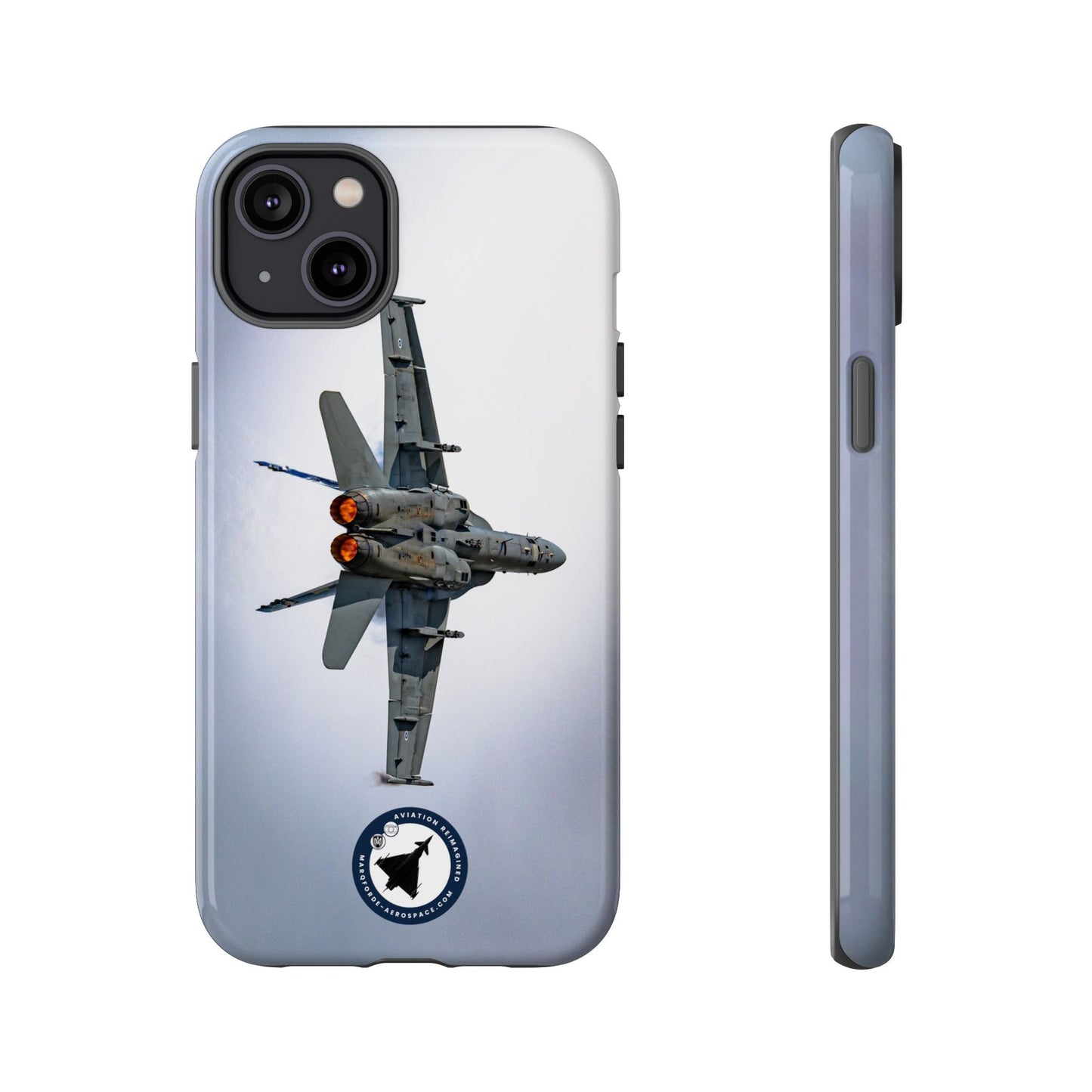 Detailed Fighter Jet Art iPhone Case – Featuring Finnish F-18 Hornet