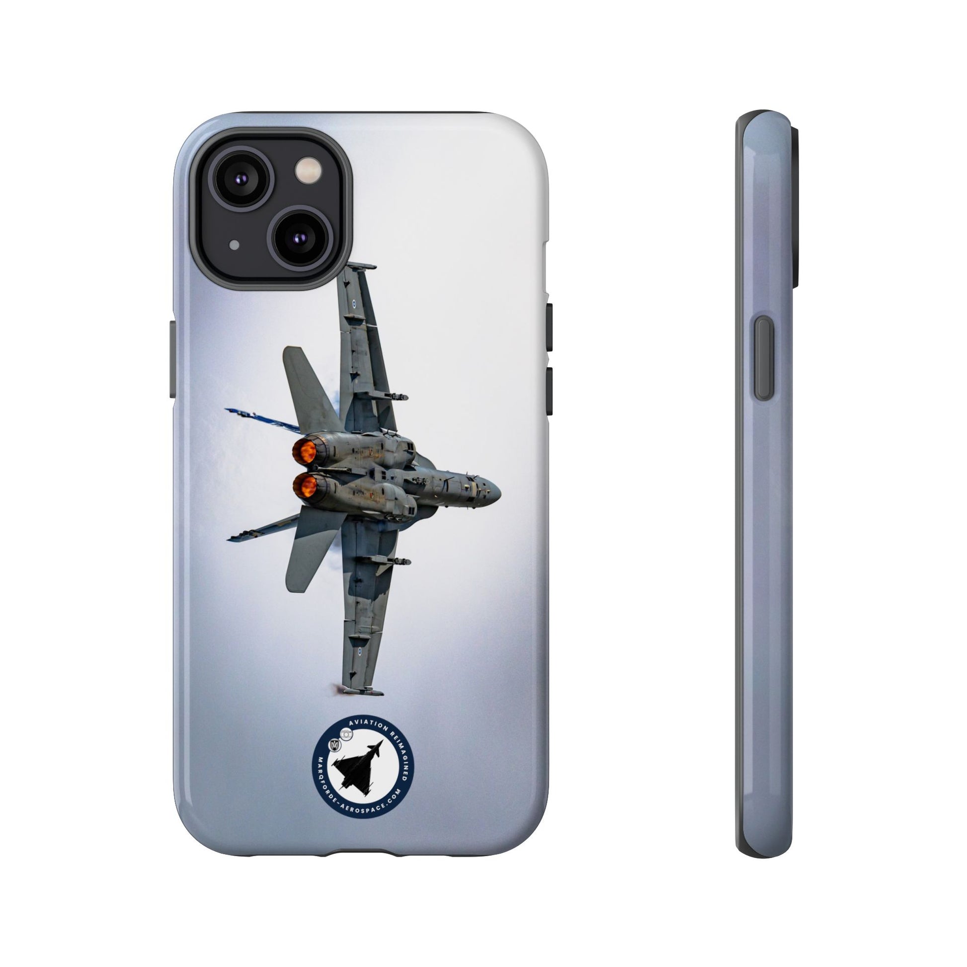 Detailed Fighter Jet Art iPhone Case – Featuring Finnish F-18 Hornet