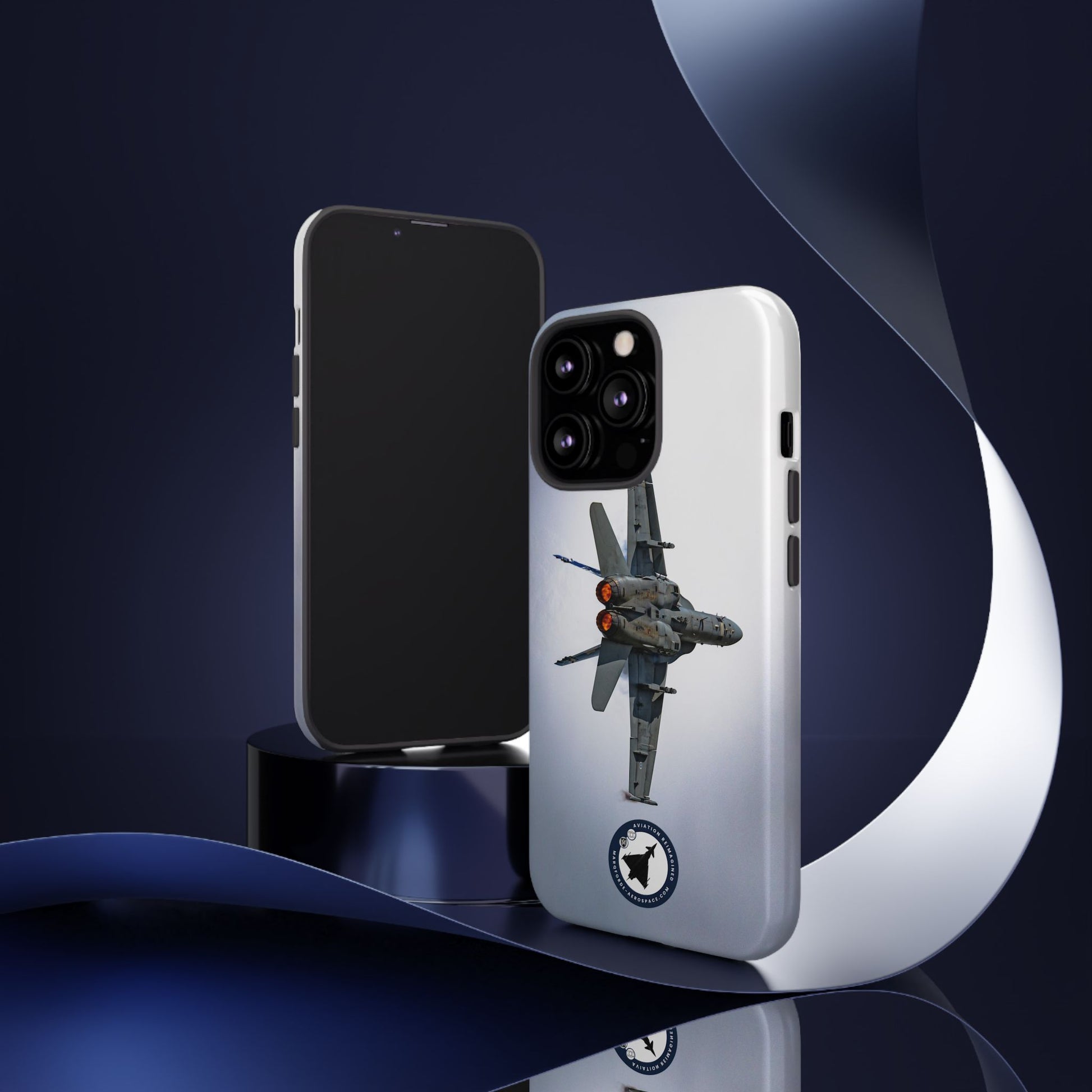 Top Gun Inspired Finnish F-18 Hornet iPhone Case – Unique Jet Fighter Artwork
