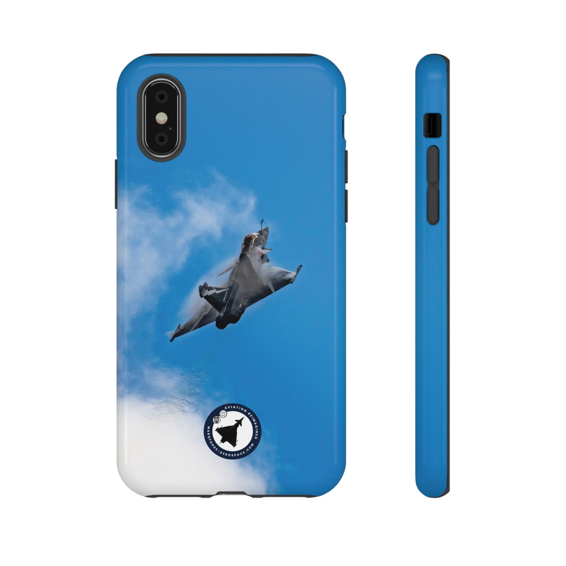 Bold Jet Graphics on Dassault Rafale iPhone Tough Case
