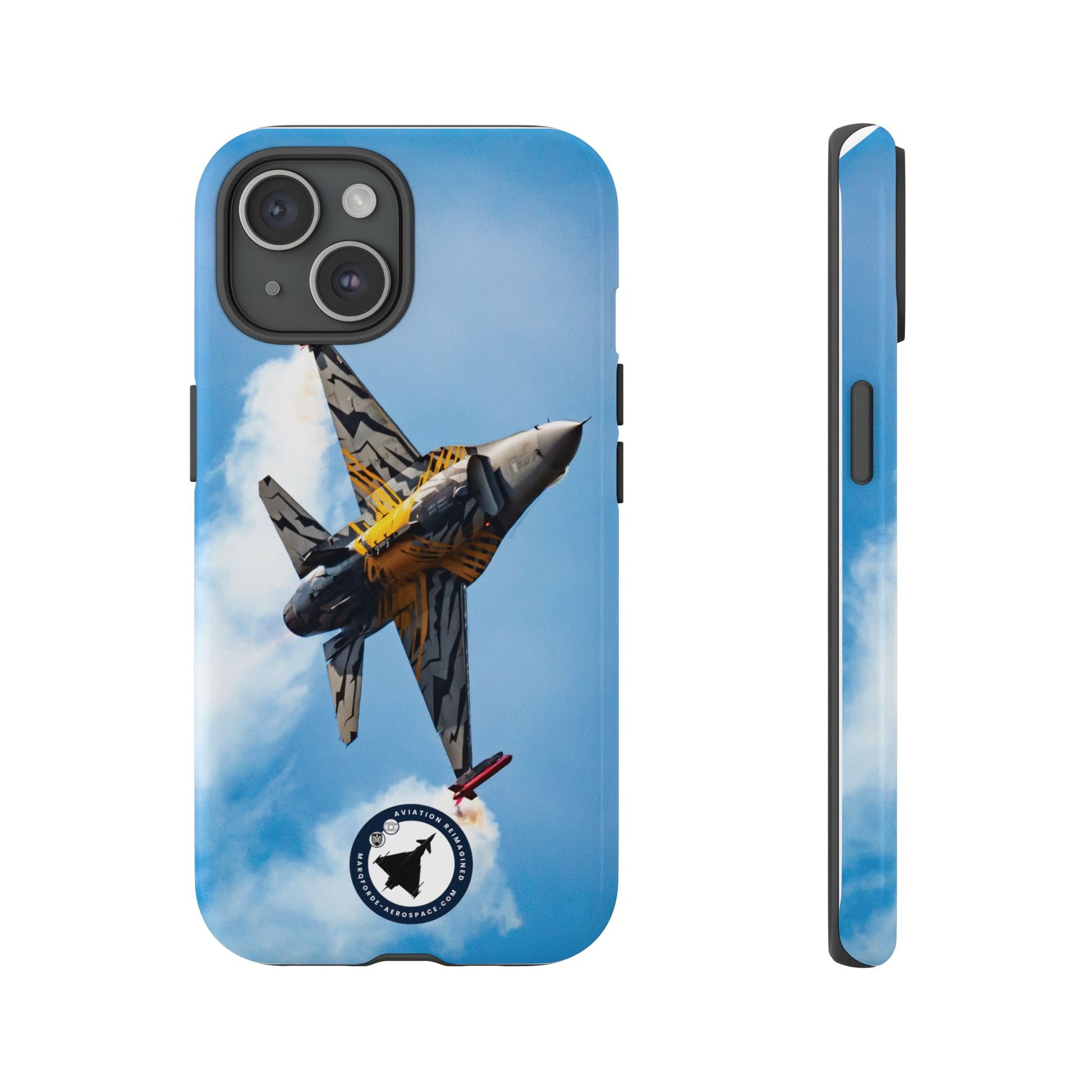 Close-Up Shot of F-16 Viper Jet on iPhone Tough Case