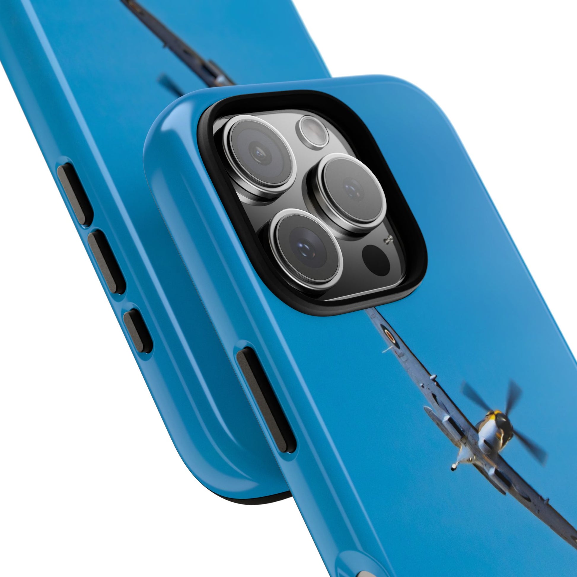 RAF Supermarine Spitfire Over Historic Airfield – iPhone Tough Case