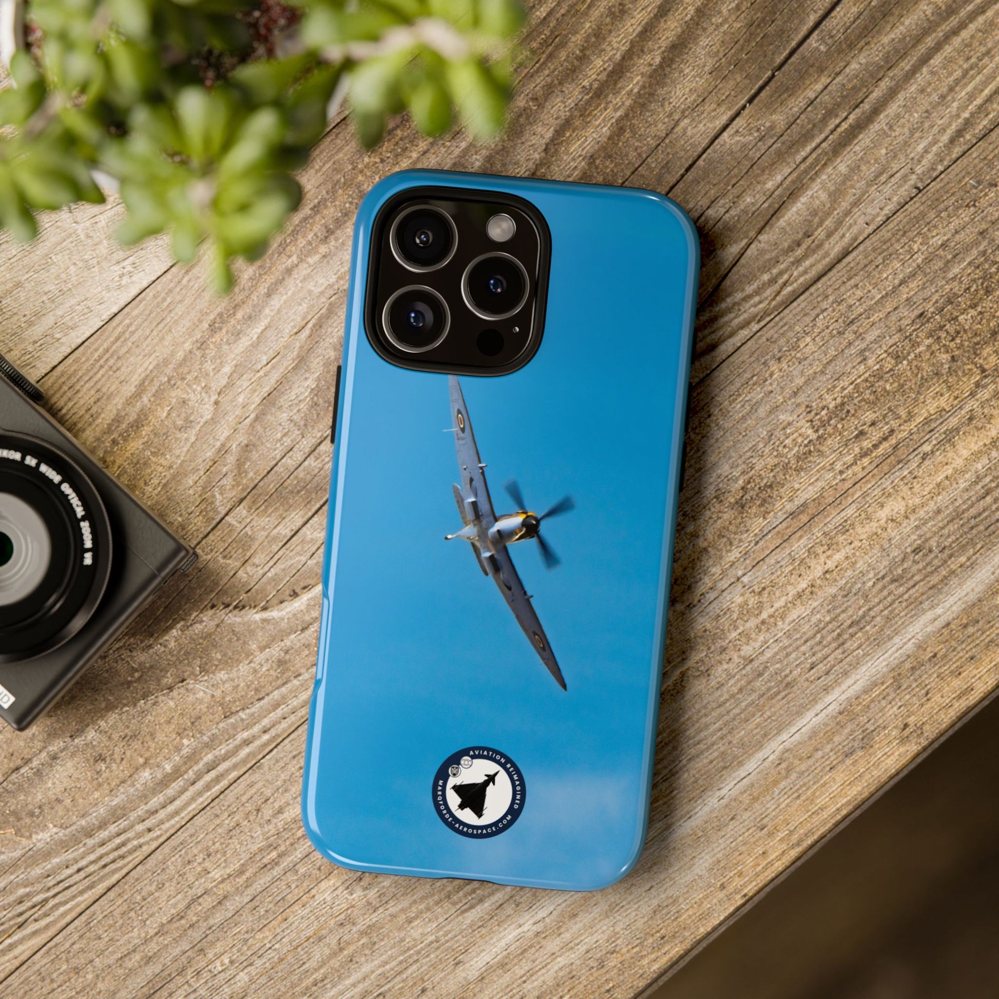 RAF Supermarine Spitfire in Dogfight Combat Mode – iPhone Tough Case