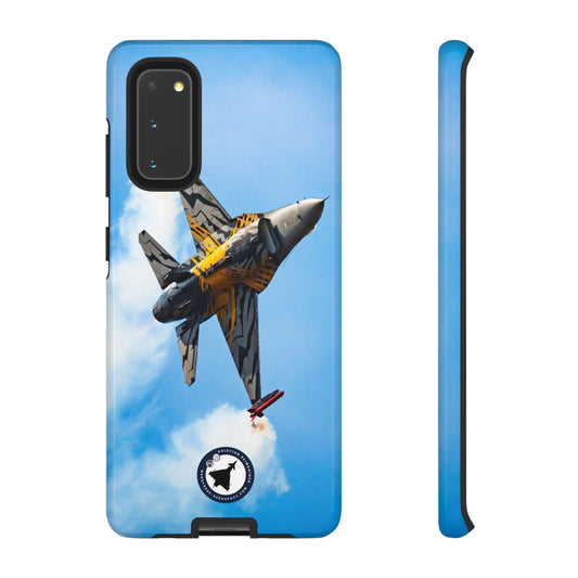 Close-Up of F-16 Viper Samsung Case – Unique Fighter Jet Artwork