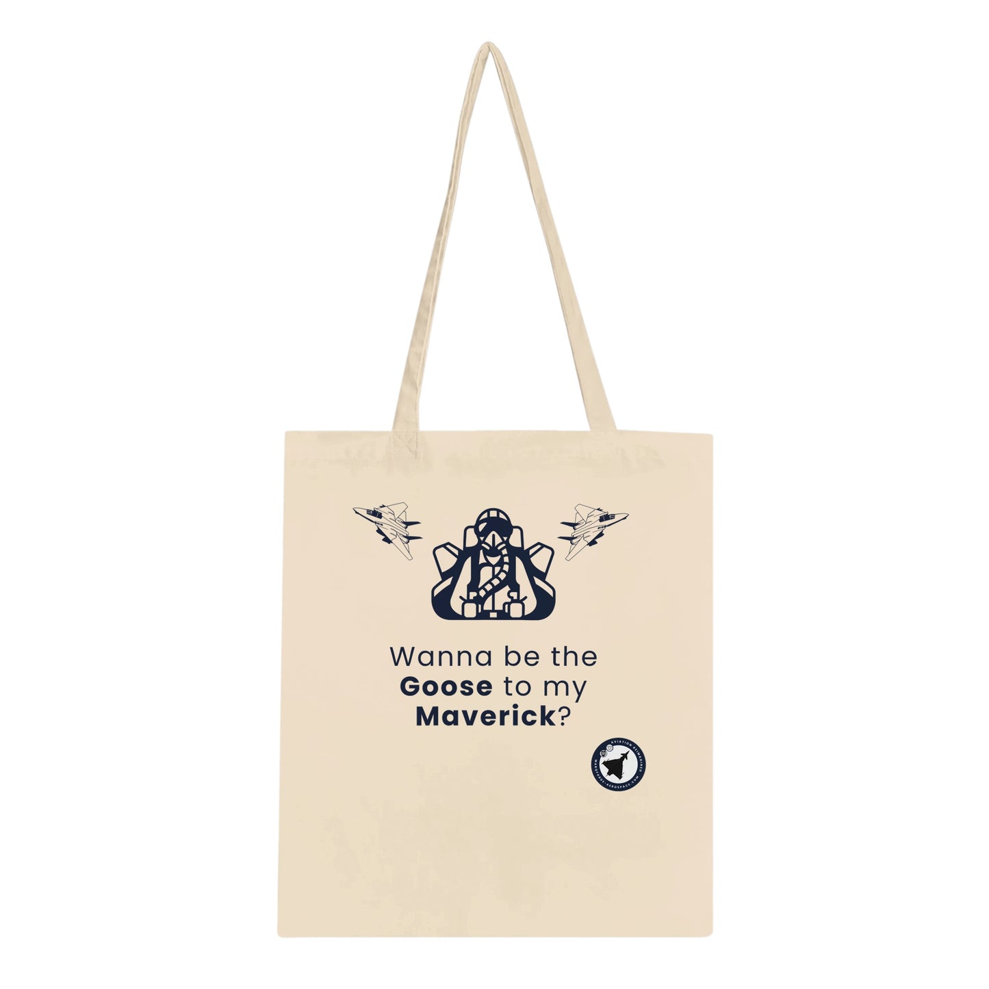 Unisex Goose To My Maverick Tote Bag – Perfect for Top Gun Fans