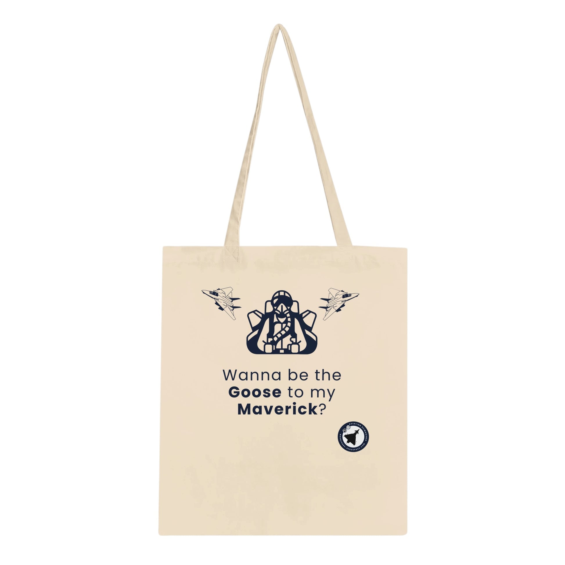Unisex Goose To My Maverick Tote Bag – Perfect for Top Gun Fans