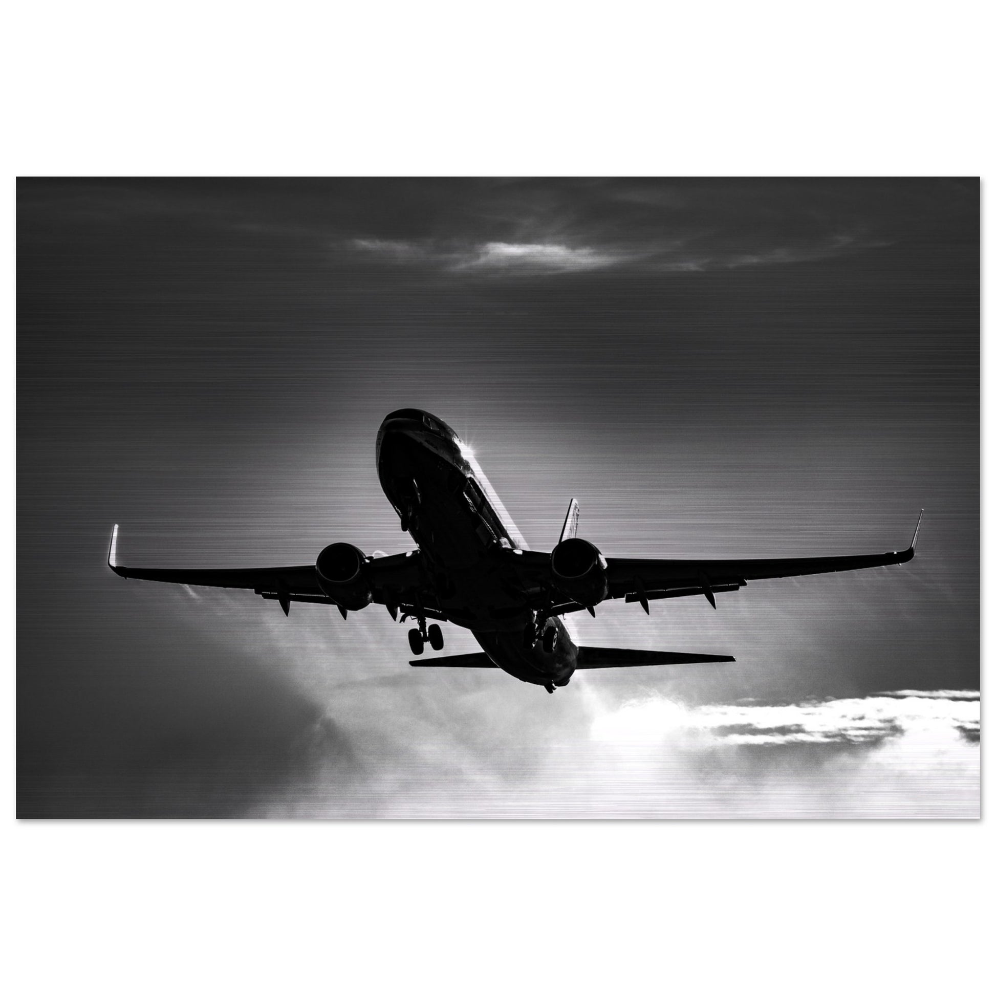 Close-Up of Jet2 Boeing 737 Misty Departure Aluminium Print – High-Quality Finish
