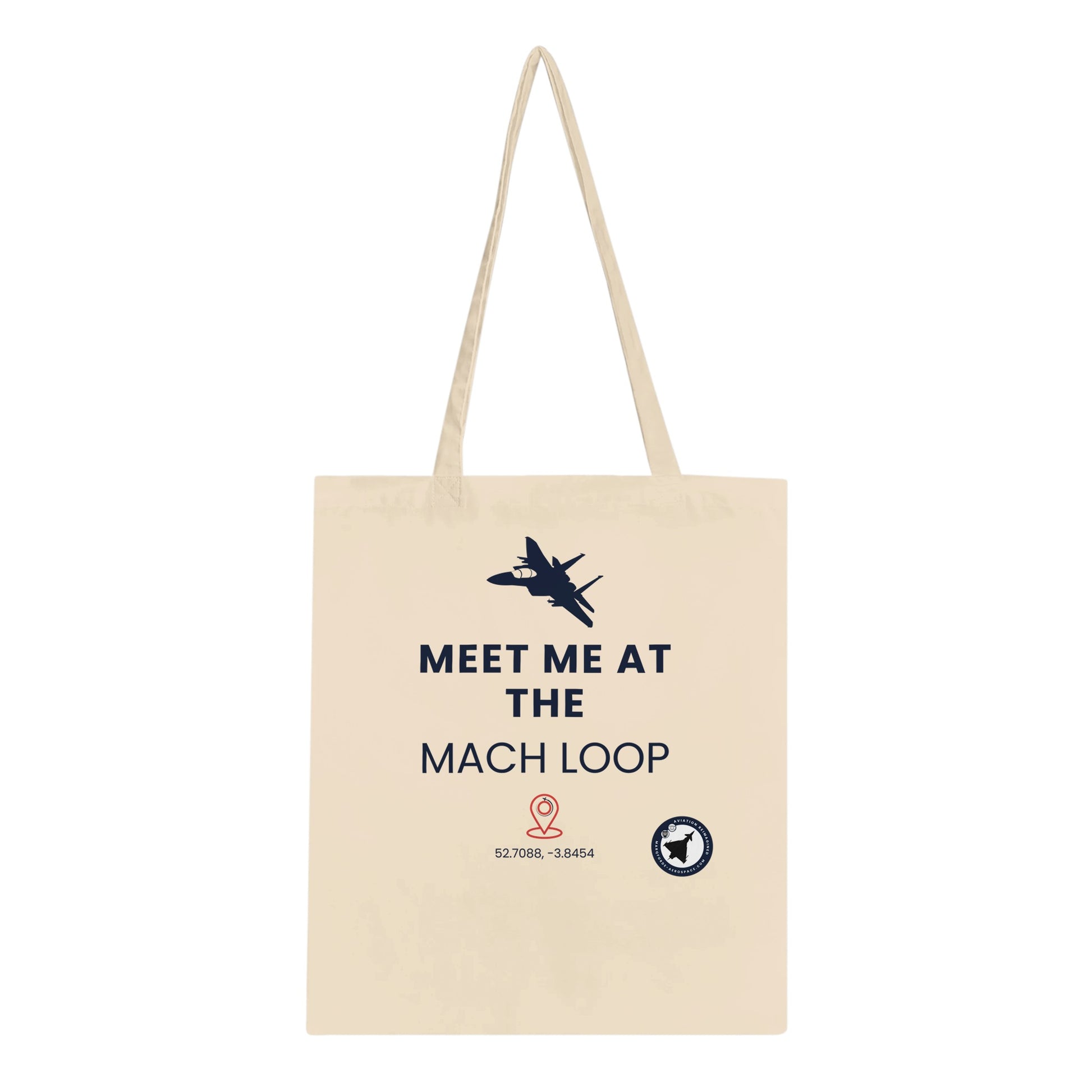 Premium Quality Tote Bag for Aviation Enthusiasts – Dark Version