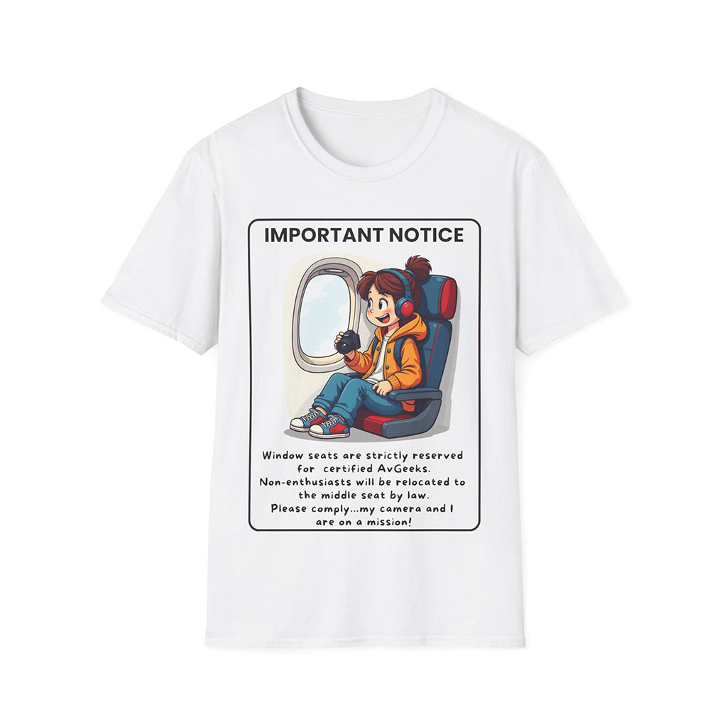 Stylish Window Seats Are For AvGeeks Tee – Great for Frequent Flyers