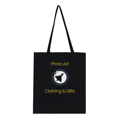 High-Quality Dark Tote Bag for Aviation Enthusiasts & Plane Spotters