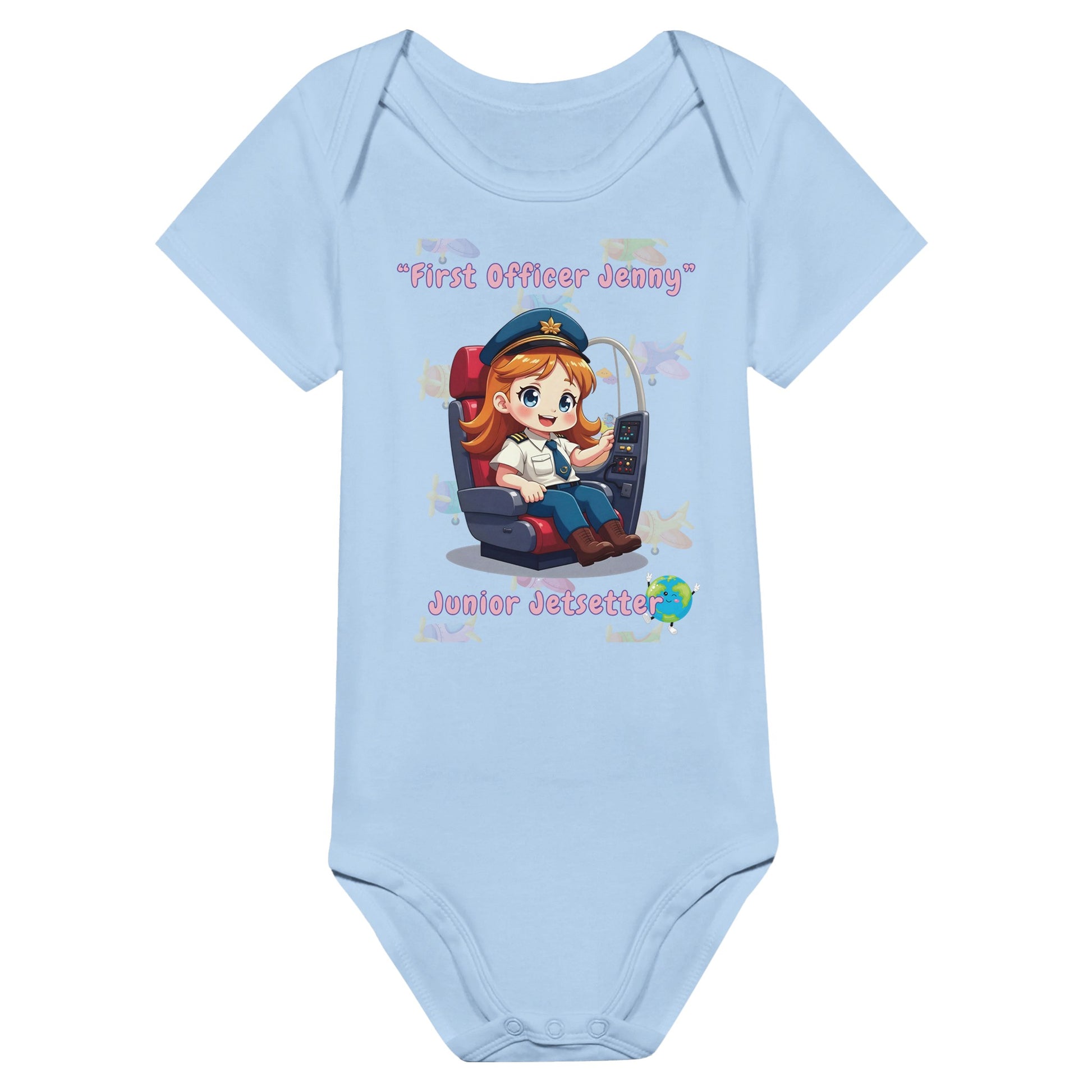 Soft & Cozy Aviation Baby Outfit – Junior Jetsetter Design