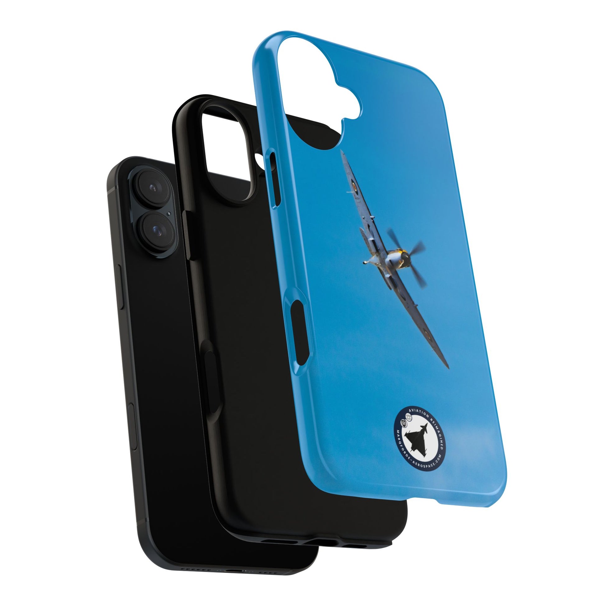 RAF Supermarine Spitfire Legendary Dogfight Turn – High-Detail iPhone Case