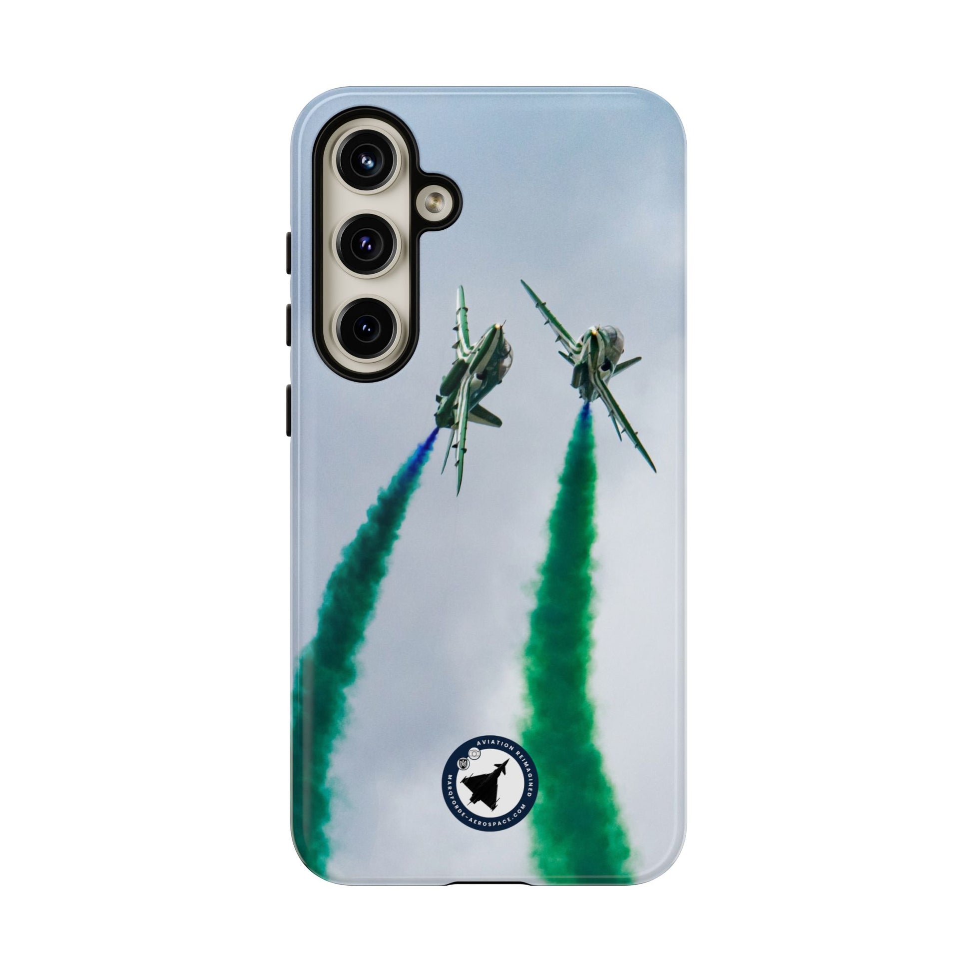 Side View of Royal Saudi Hawks Jet – Premium Samsung Tough Case Design