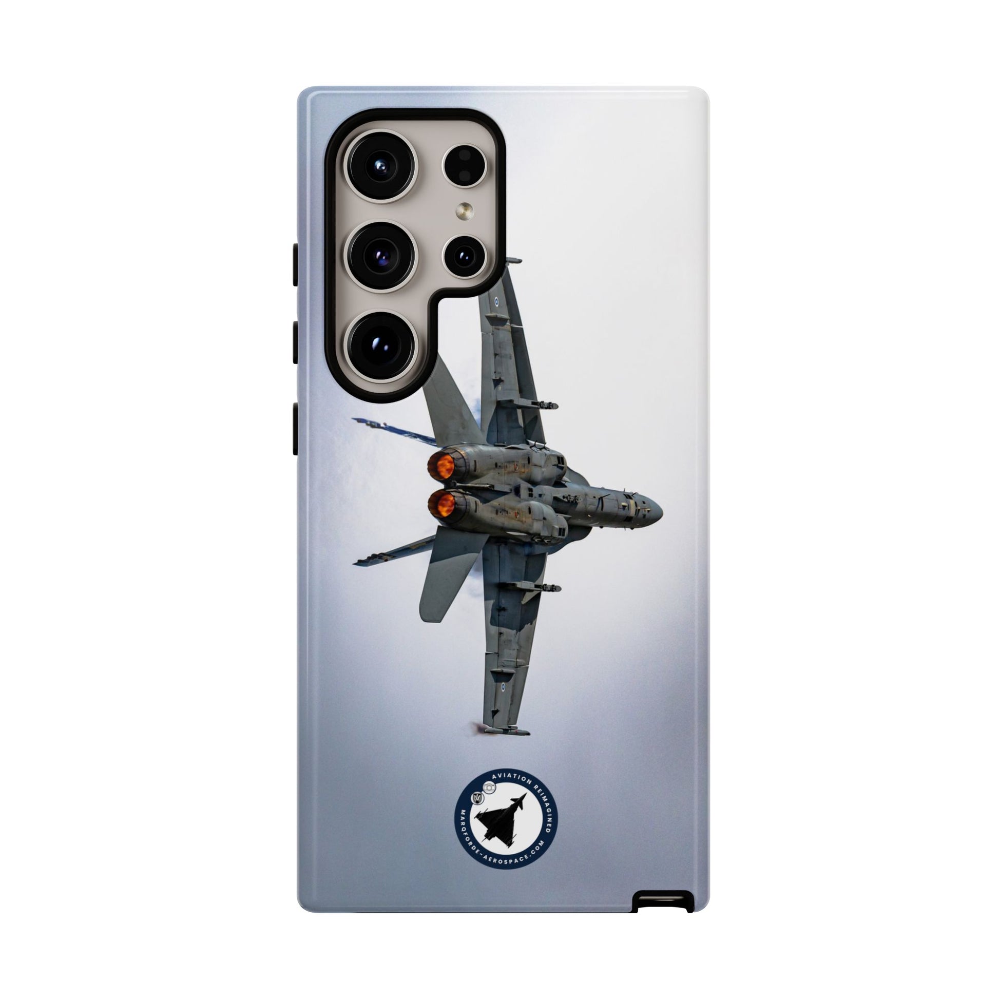 Military Jet Samsung Case – Featuring Finnish F-18 Hornet Fighter