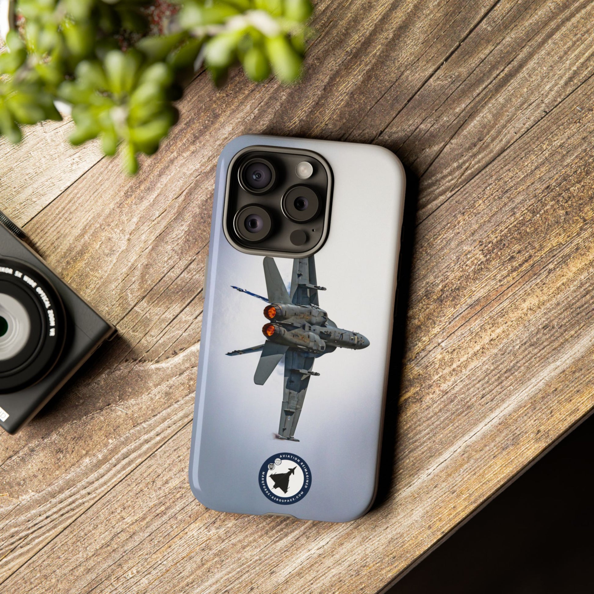 Finnish Air Force F-18 Hornet Banking Hard – iPhone Aviation Case