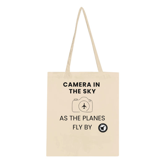 Camera In The Sky Tote Bag – Light Colours Edition