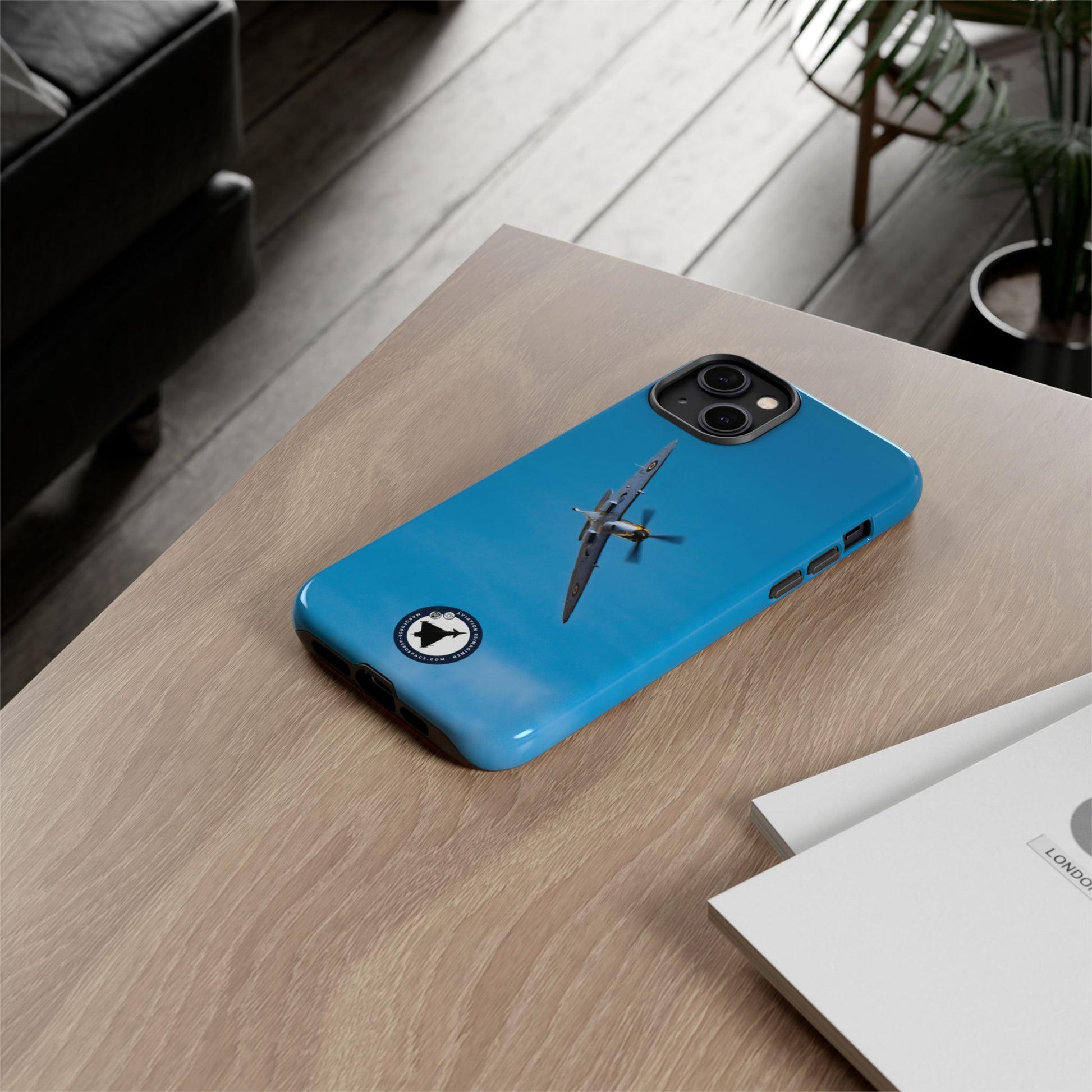 RAF Supermarine Spitfire WWII Battle Scene – iPhone Tough Case Print