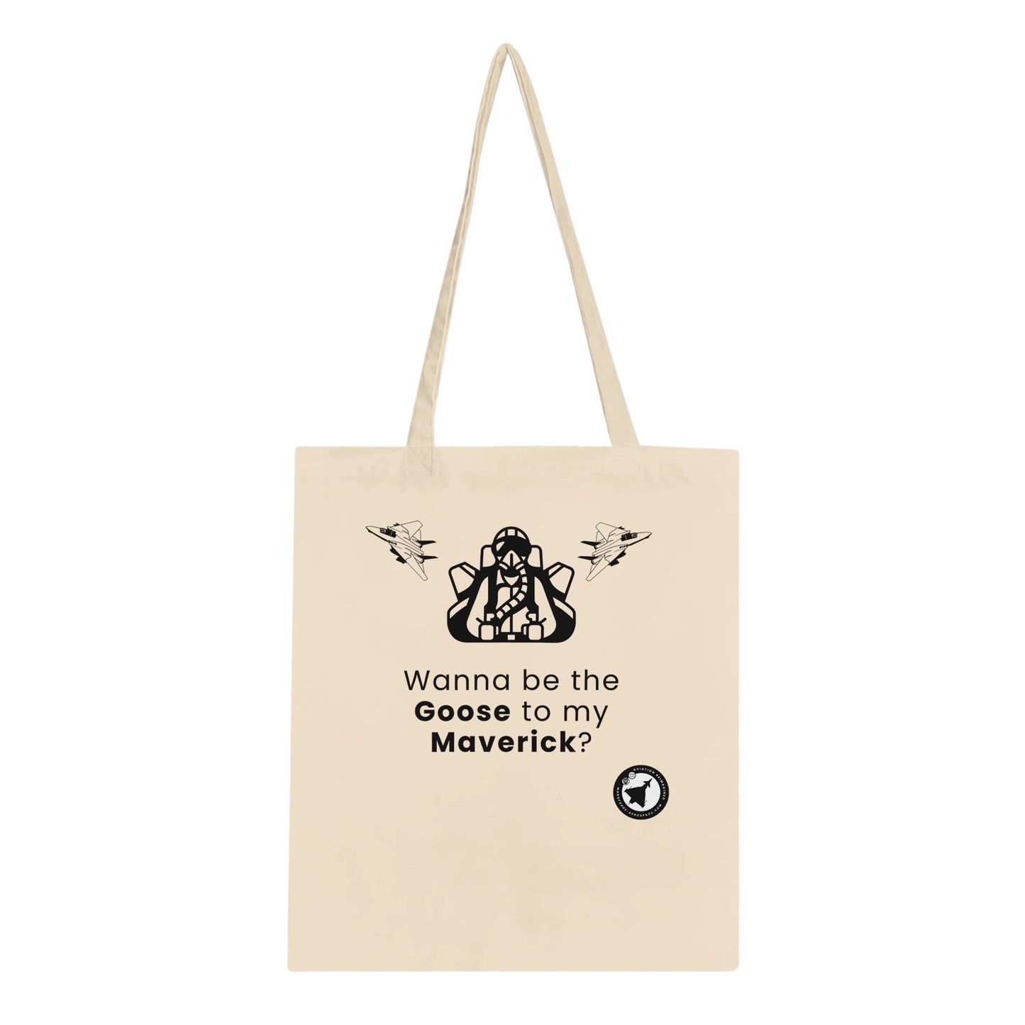 Aviation-Inspired Tote Bag – Goose To My Maverick Light Edition