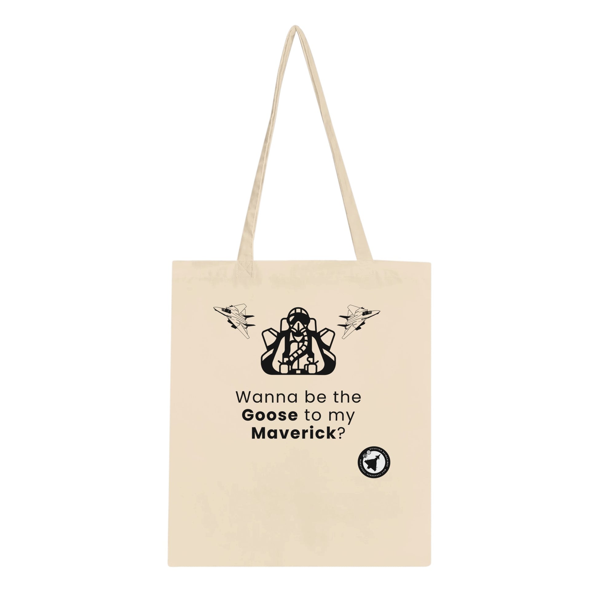 Aviation-Inspired Tote Bag – Goose To My Maverick Light Edition