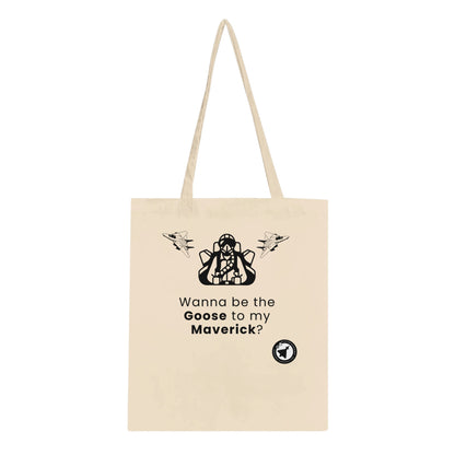 Aviation-Inspired Tote Bag – Goose To My Maverick Light Edition