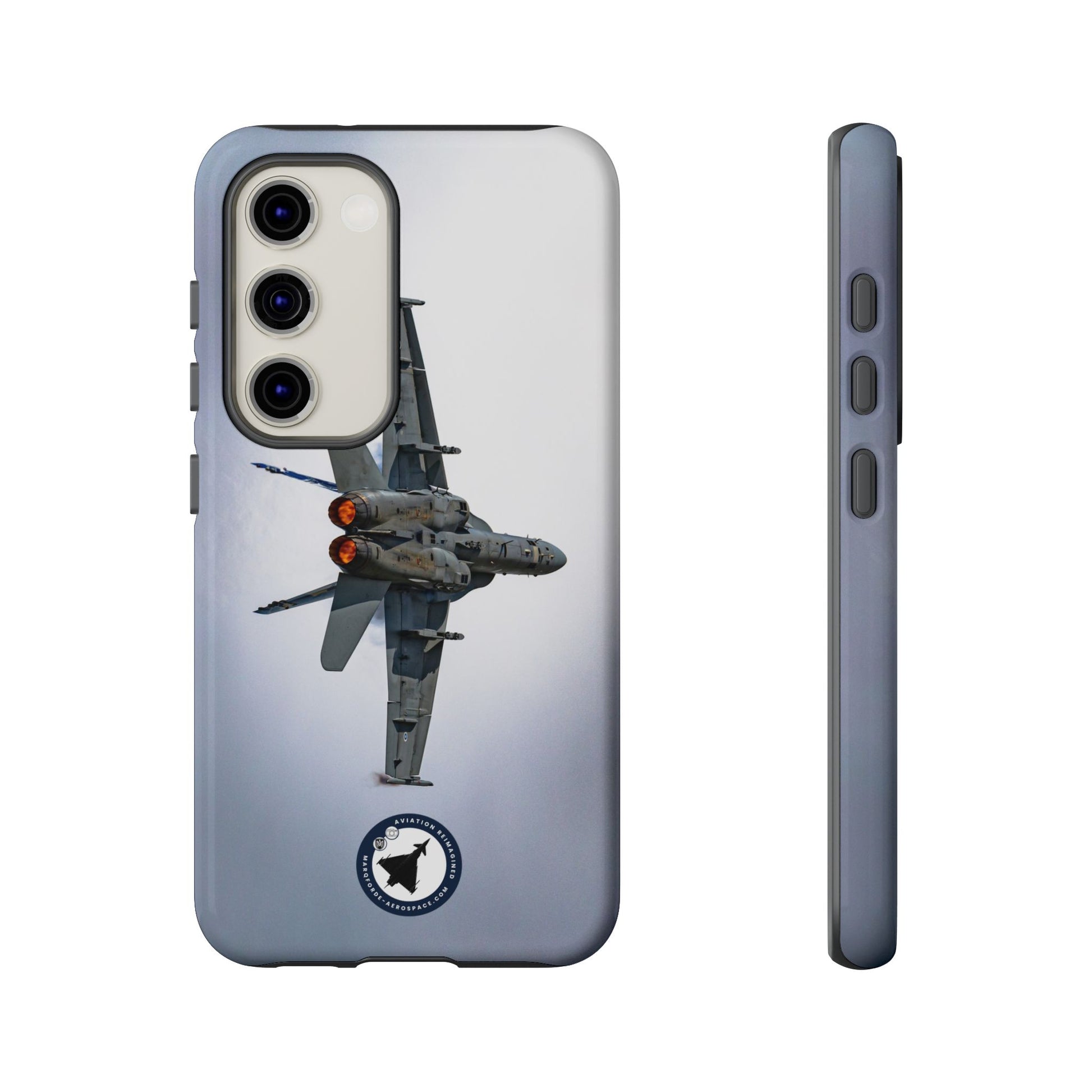 Finnish Air Force F-18 Hornet Landing Approach – Printed on Samsung Case