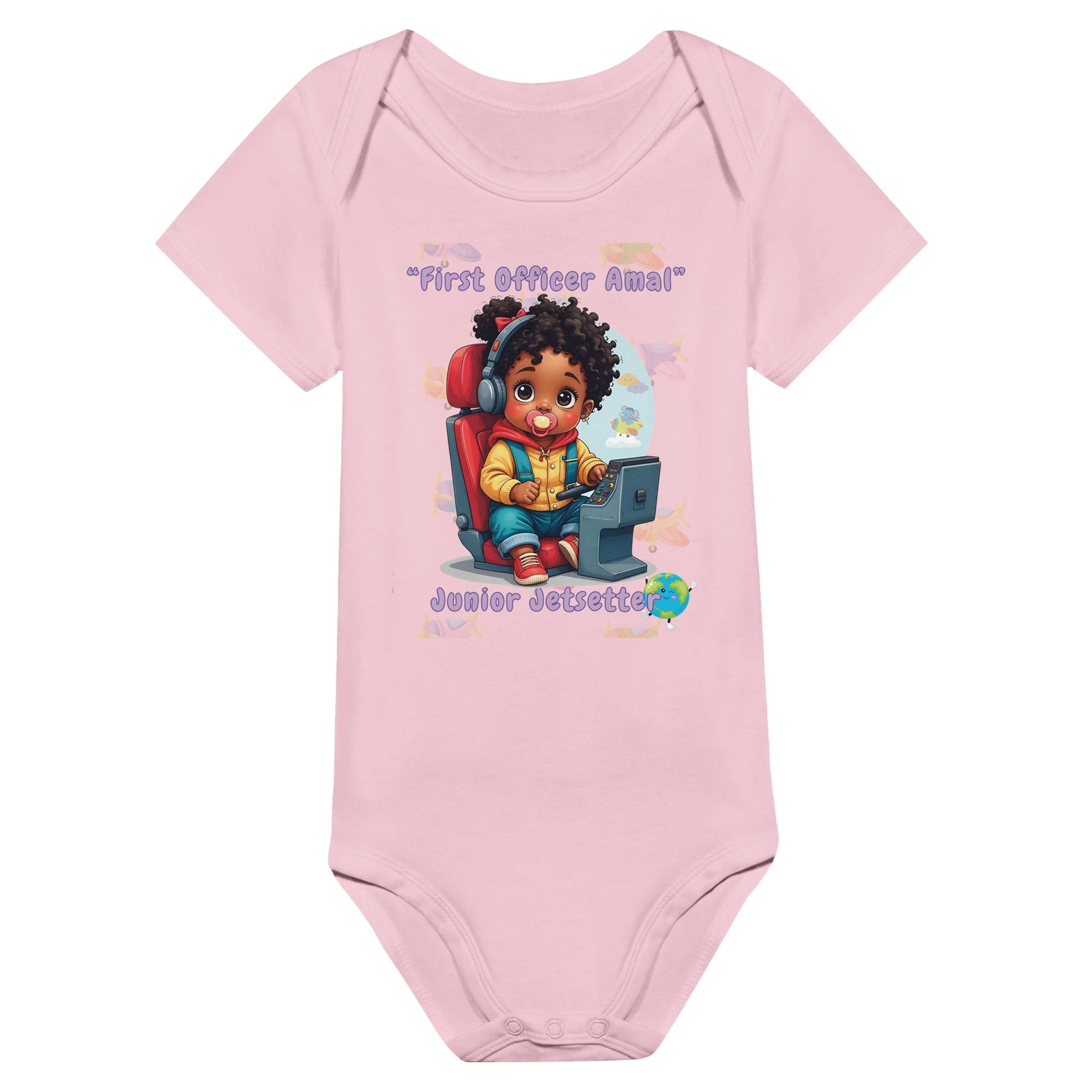 Toddler Aviation Outfit – Junior Jetsetter for Baby Girls