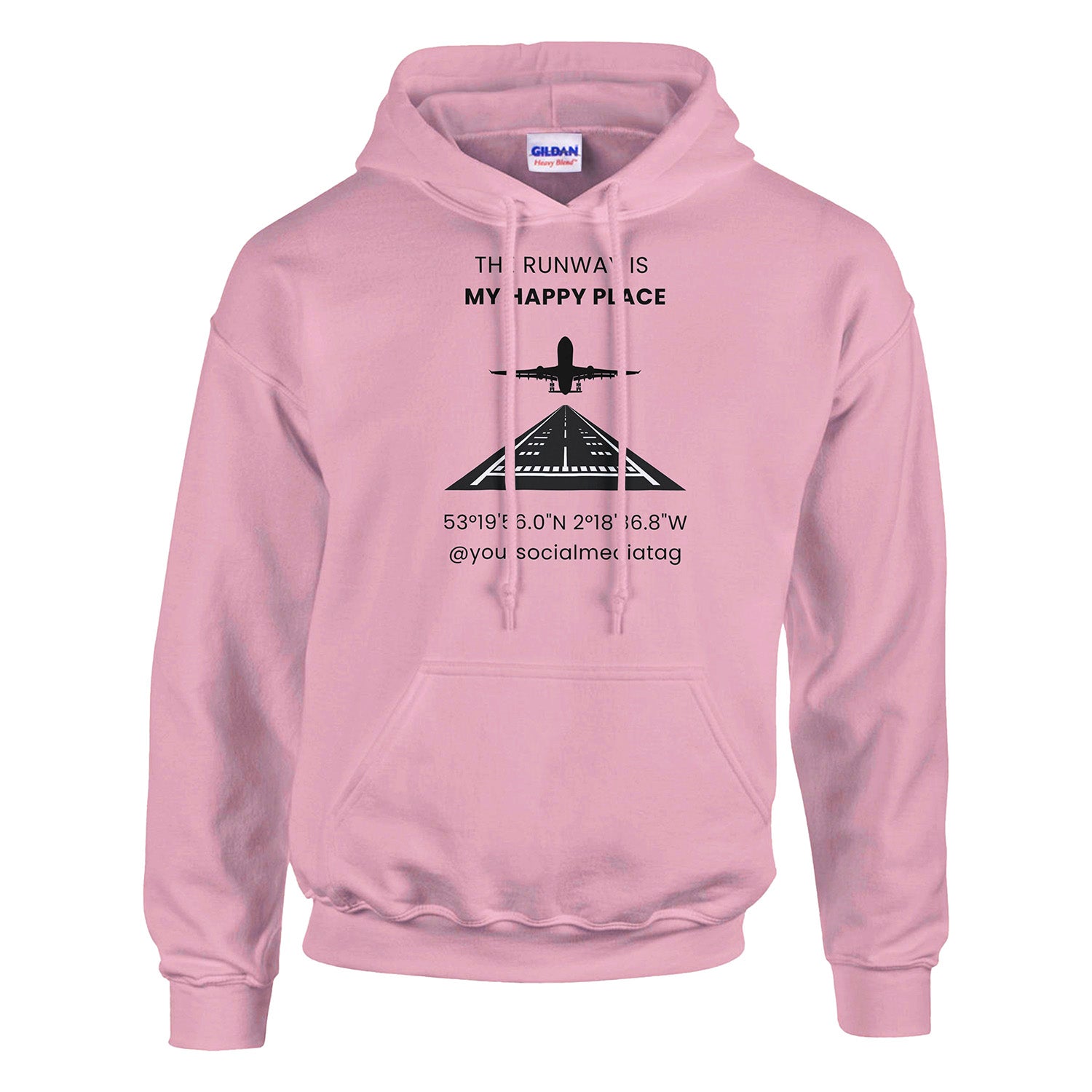 Aviation-Inspired T-Shirt – The Runway Is My Happy Place Edition