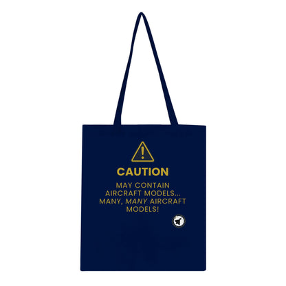 May Contain Aircraft Models Tote Bag – Spacious & Practical