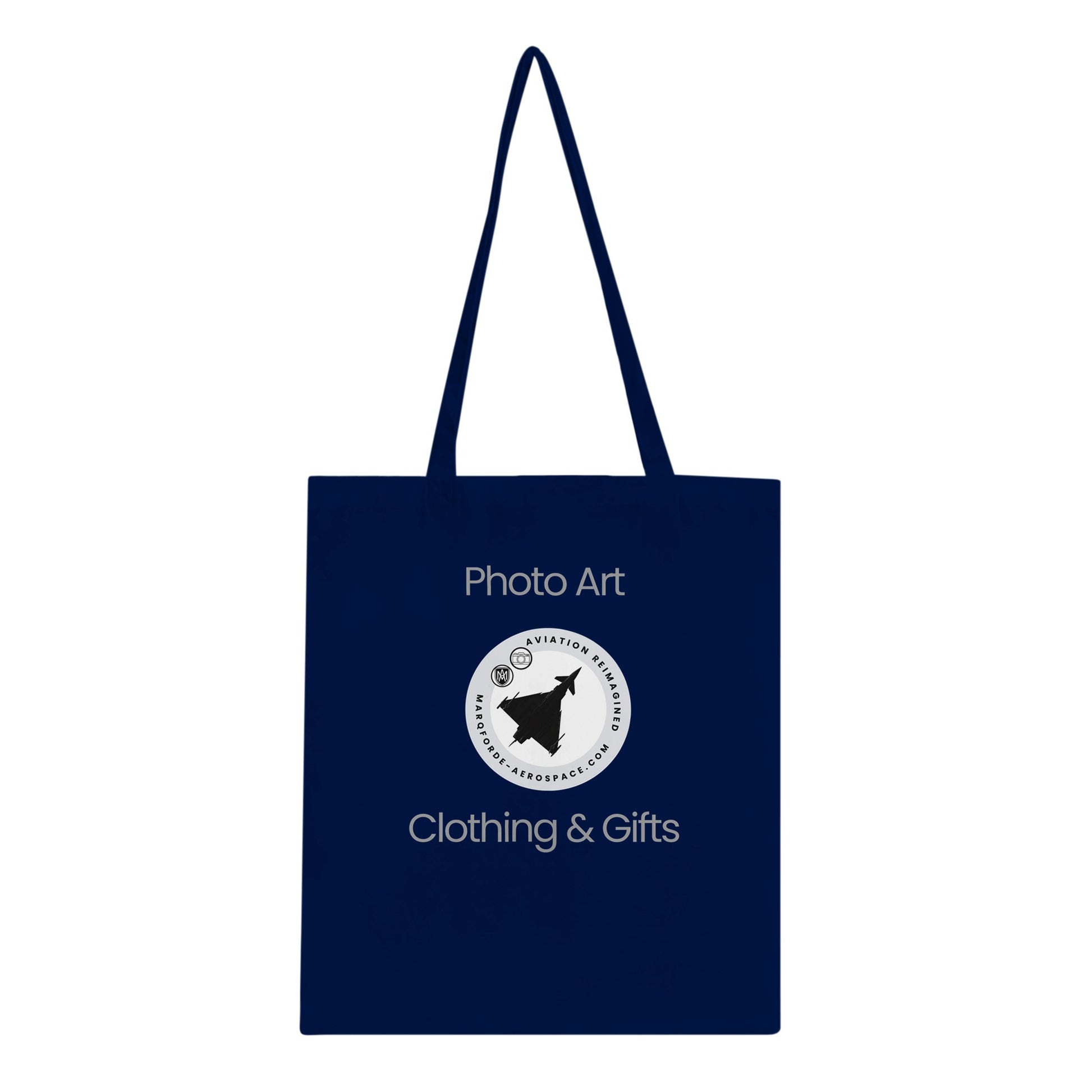 High-Quality Dark Tote Bag for Aviation Enthusiasts & Photographers