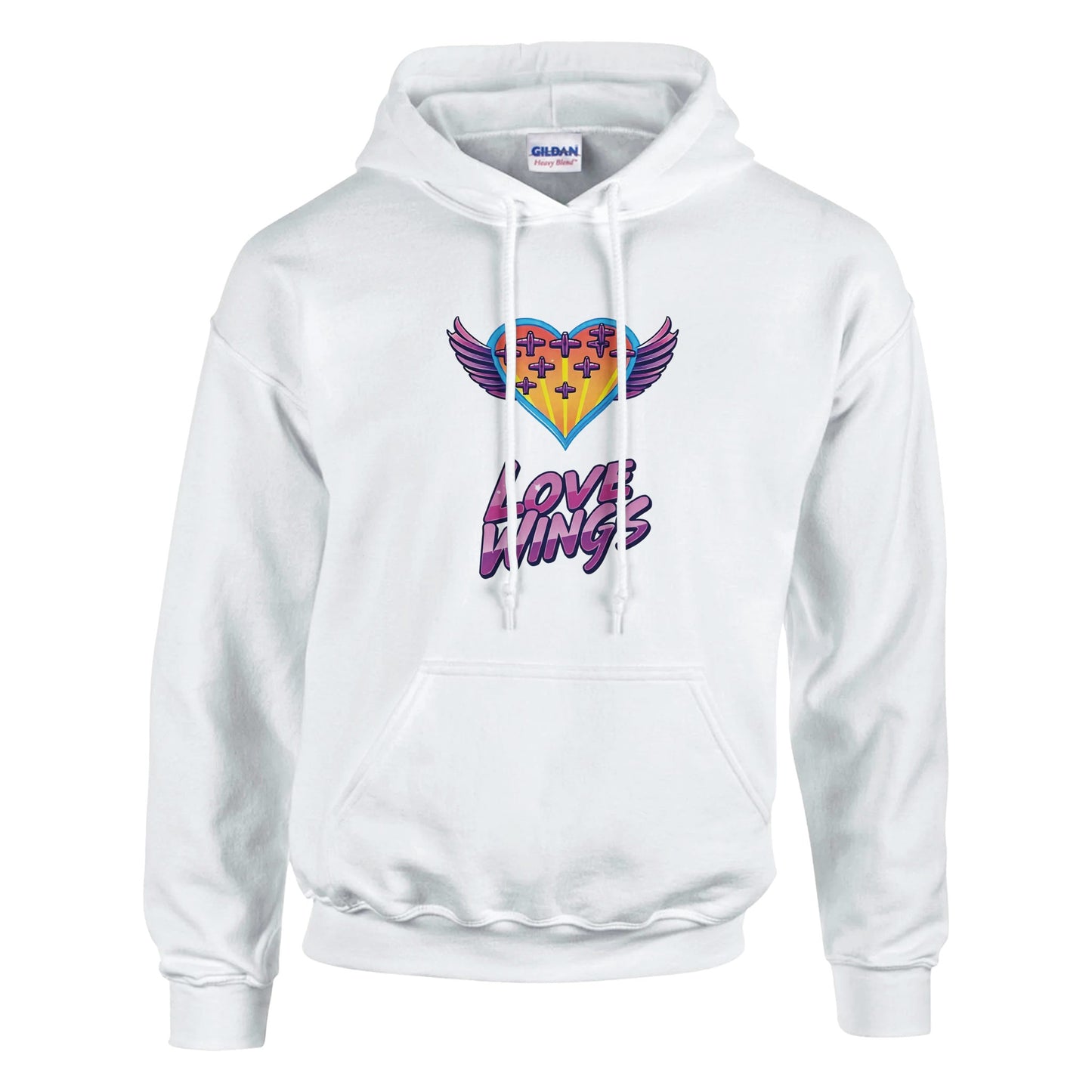 Vintage Love Wings Graphic T-Shirt – Unique Aviation Apparel