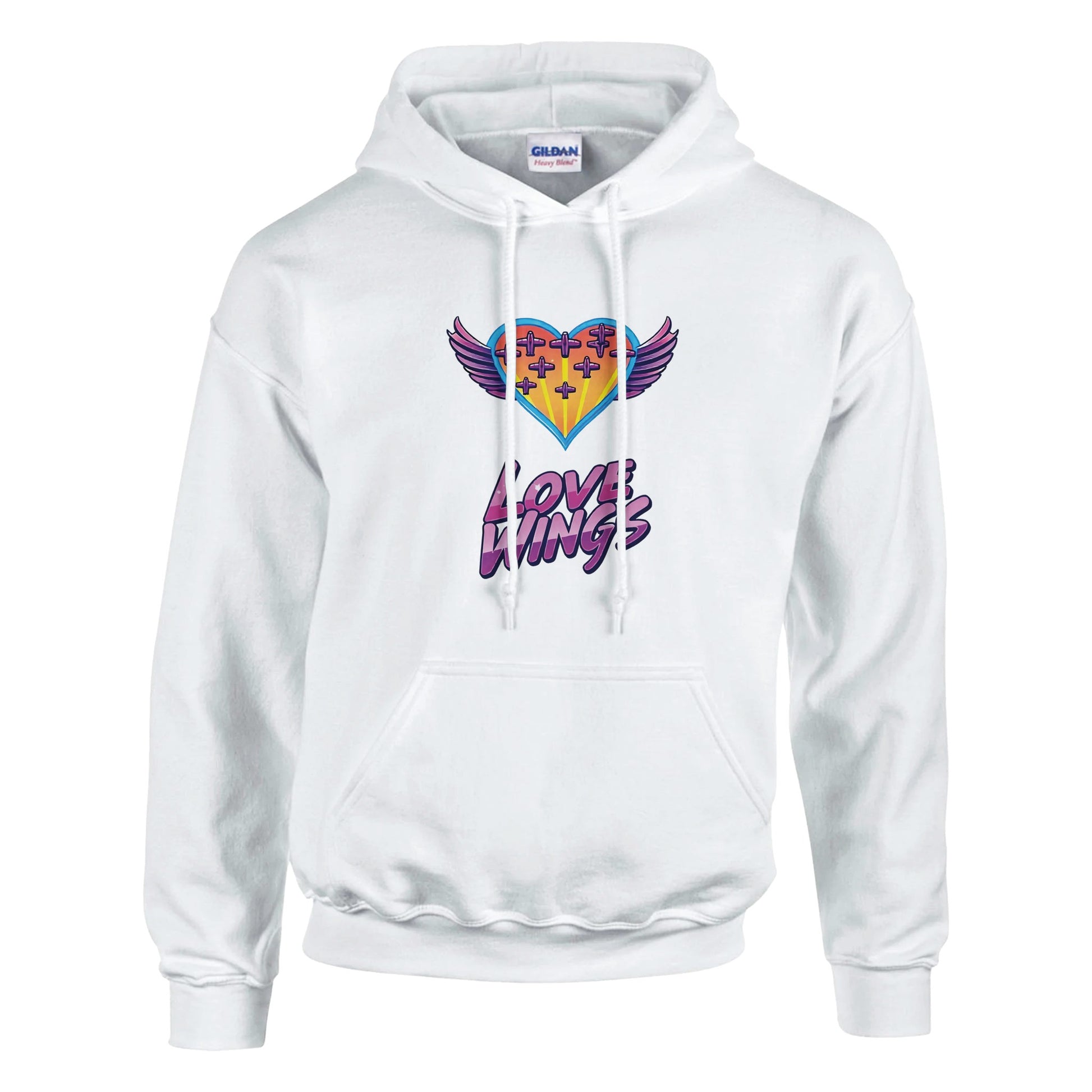 Vintage Love Wings Graphic T-Shirt – Unique Aviation Apparel