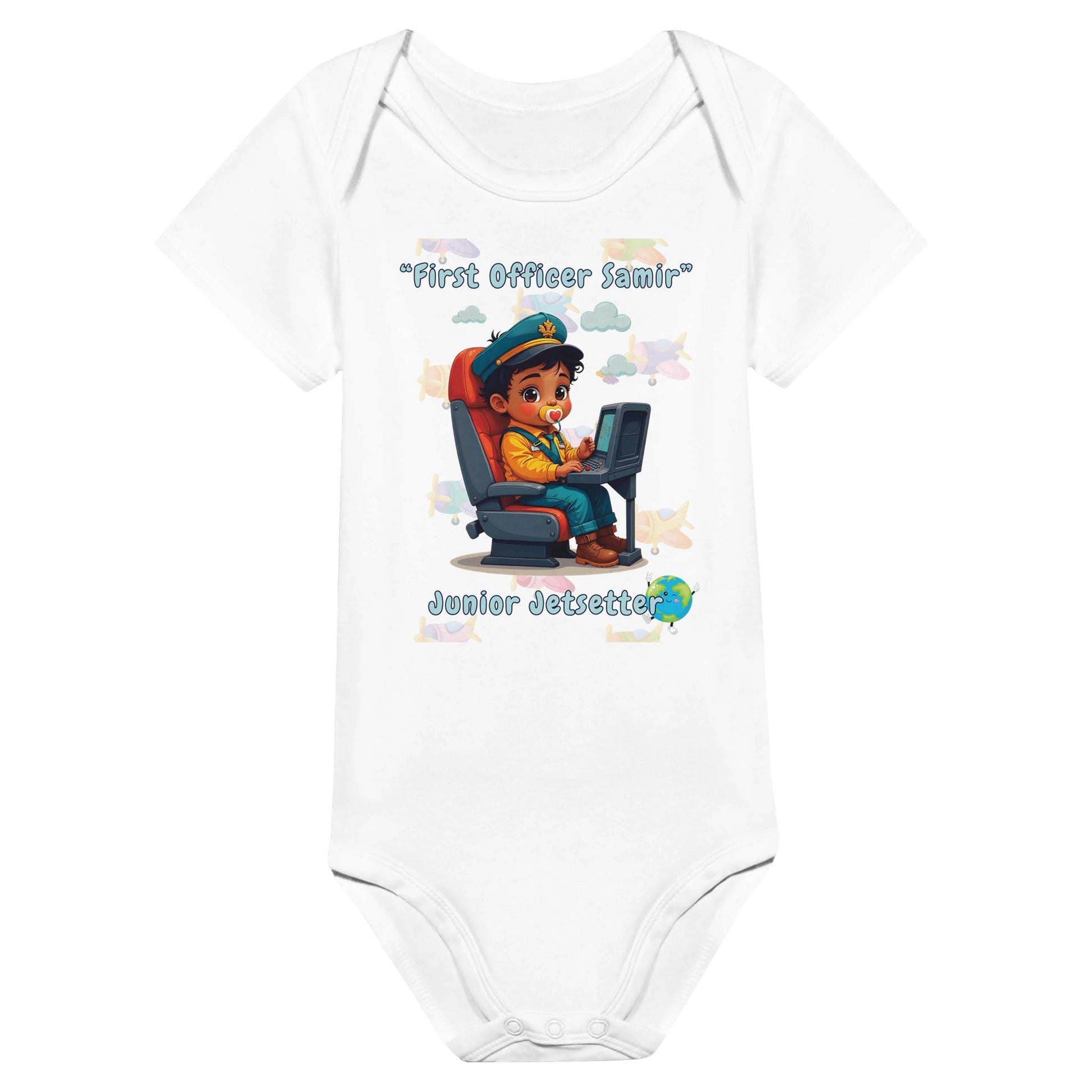 Aviation Enthusiast Baby Apparel – Junior Jetsetter Edition