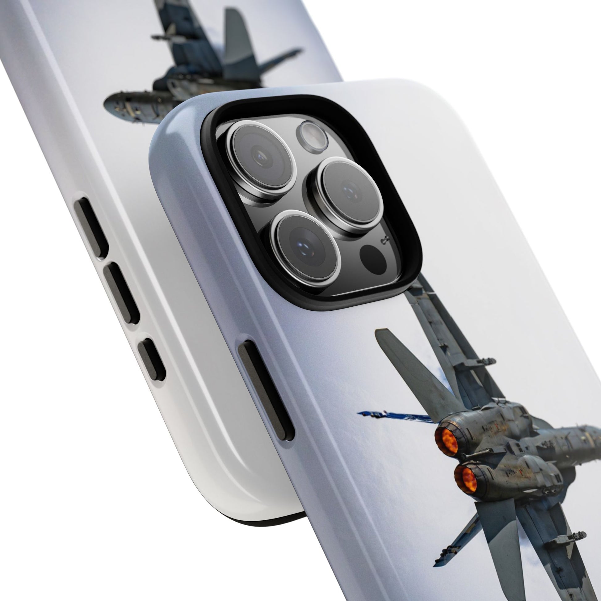 Finnish Air Force Airshow Display – F-18 Hornet iPhone Case